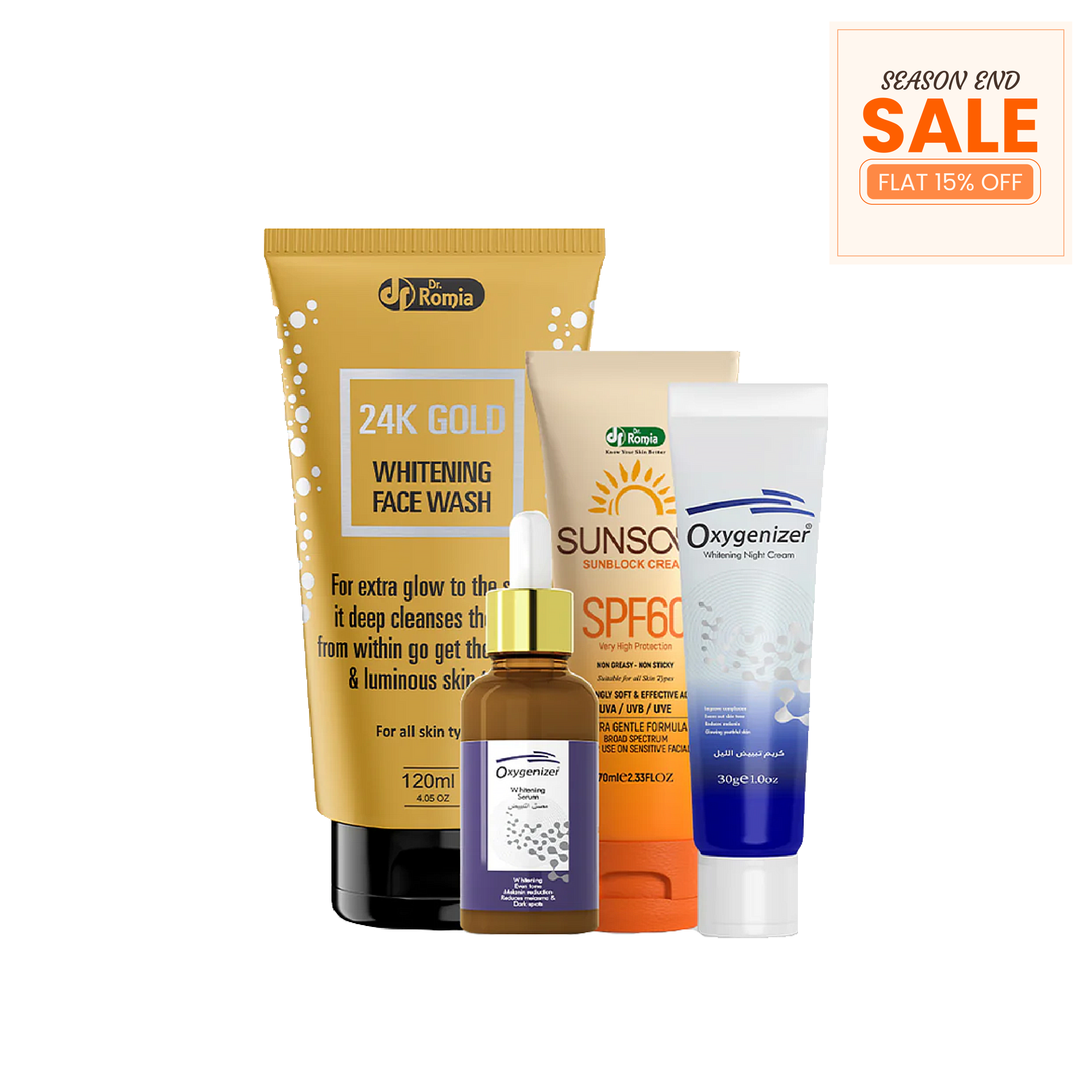 Special whitening bundle โ Whitening Cream & Brightening Products