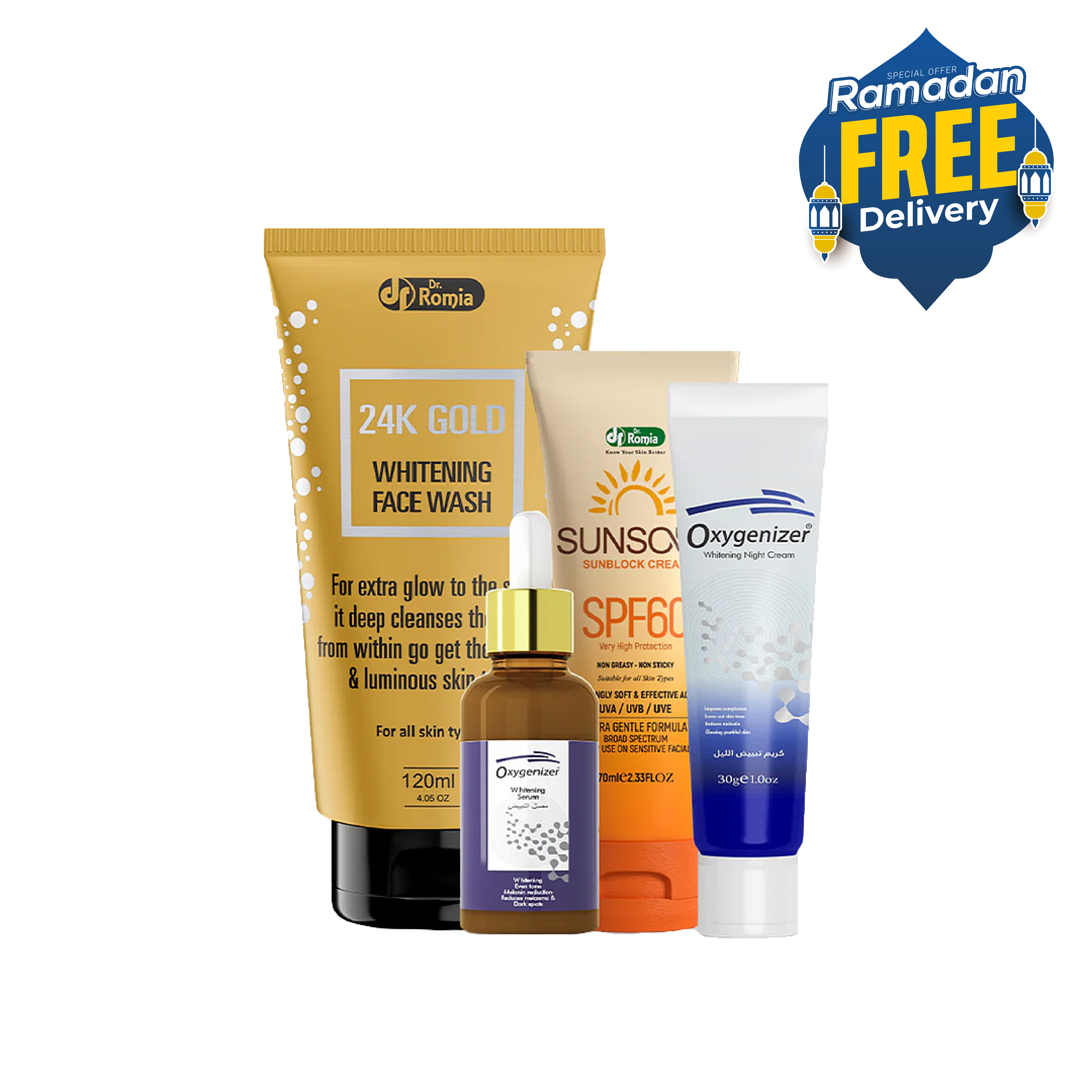 Special whitening bundle โ Whitening Cream & Brightening Products