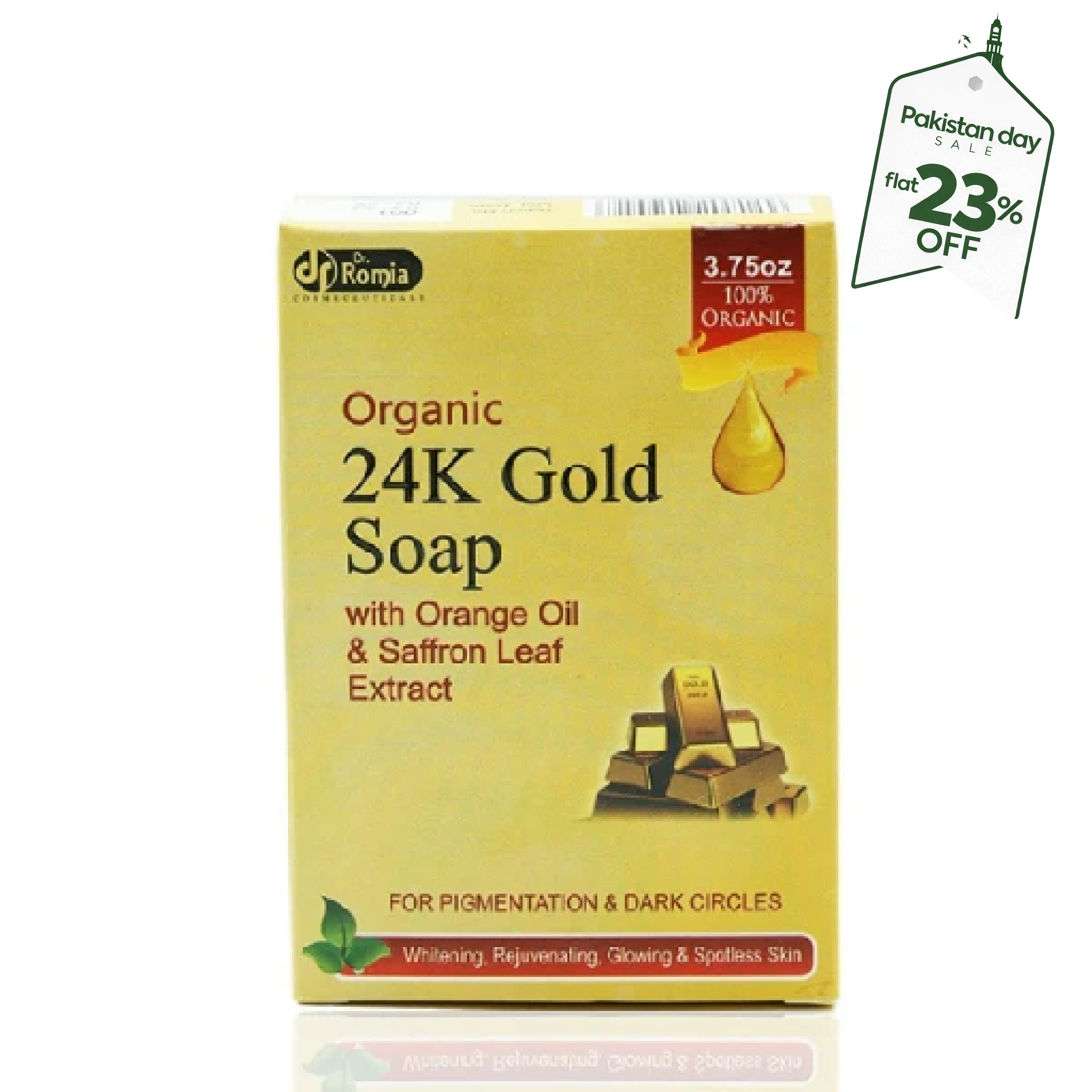 Organic 24K Gold Soap โ For Pigmentation & Dark Circles