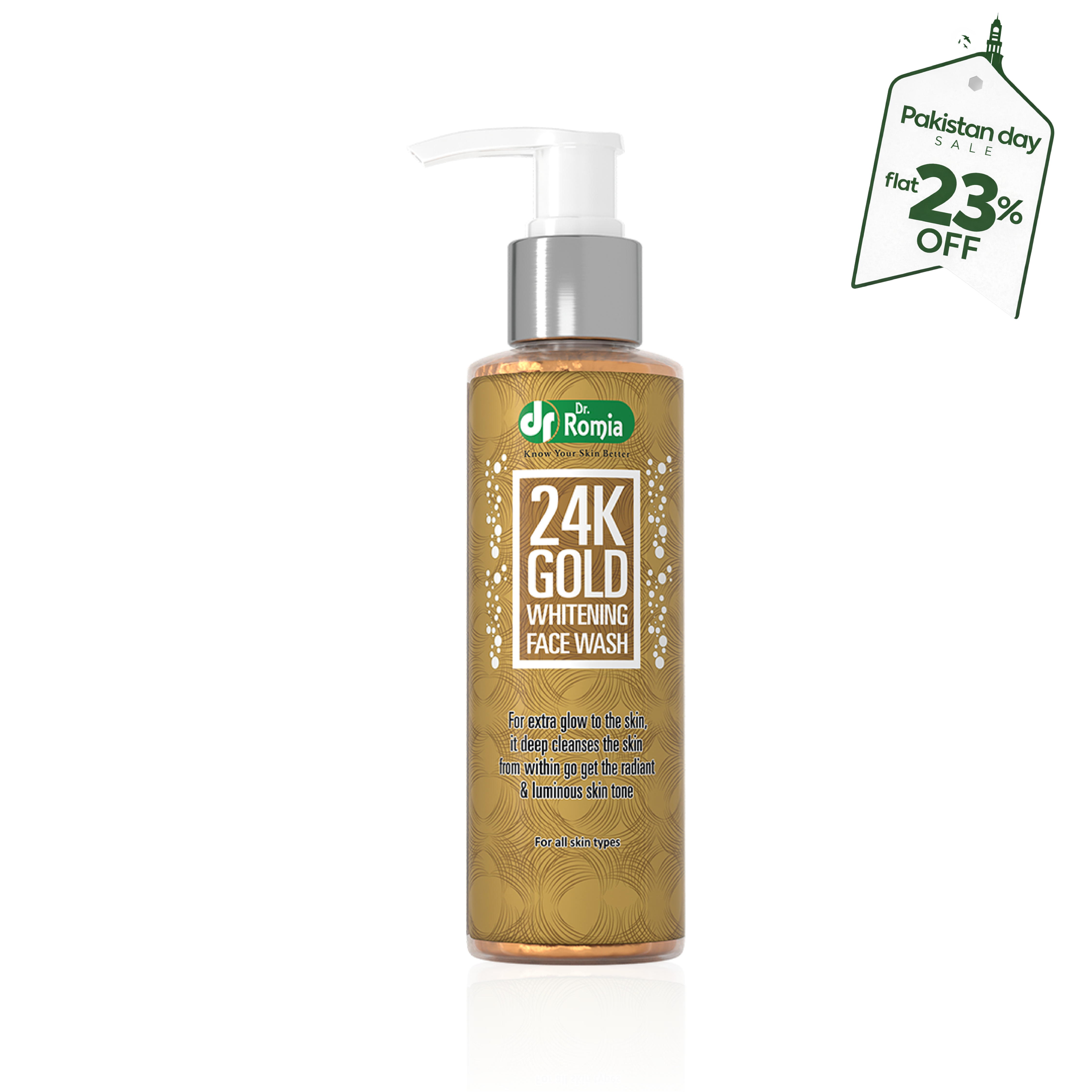 24K Gold Skin Lightening Face Wash