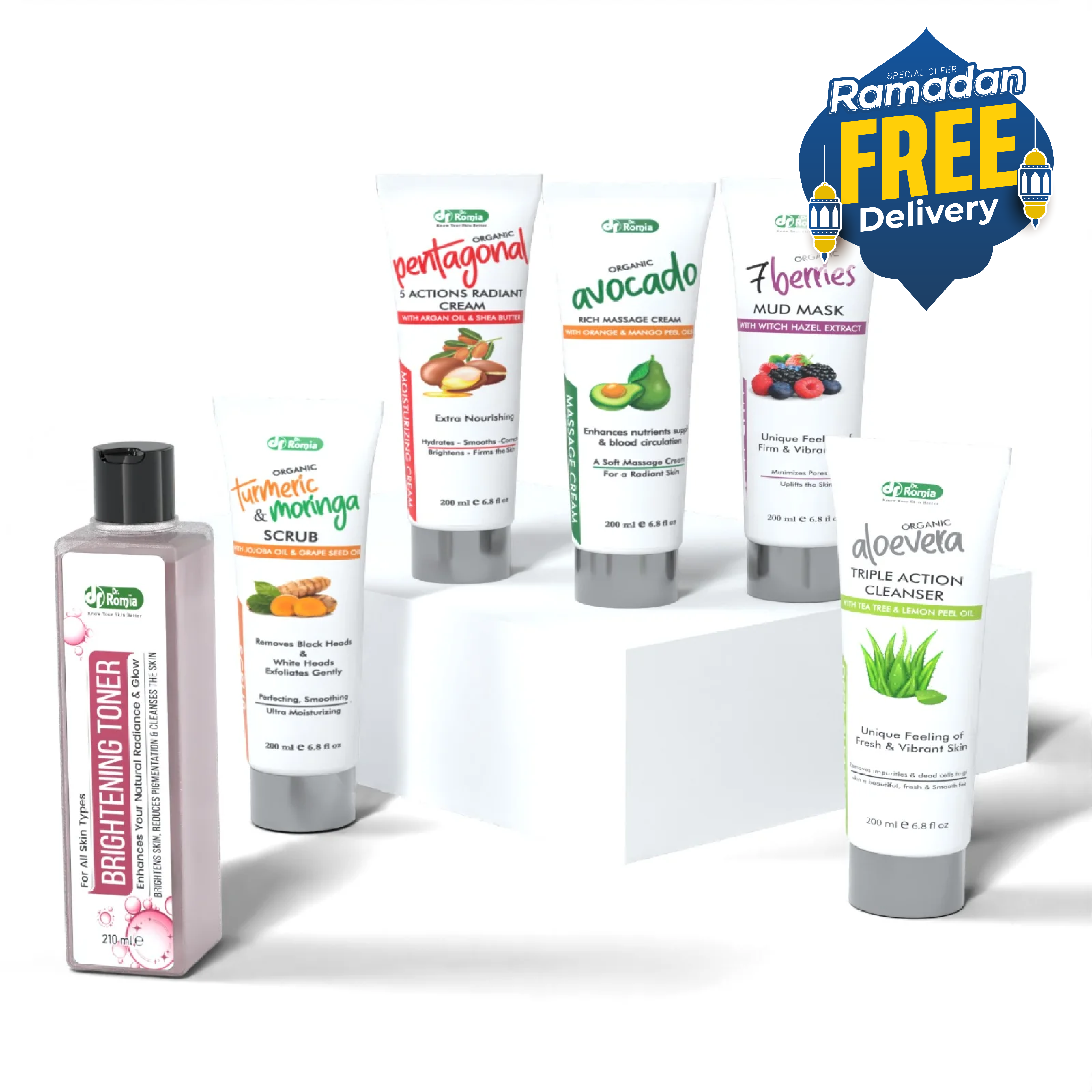 organic whitening facial kit