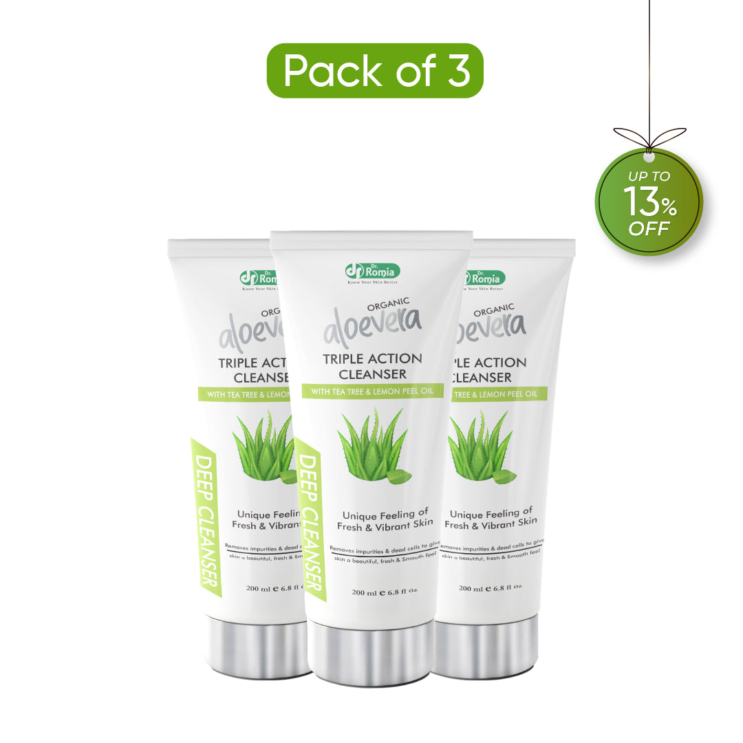 Organci Aloe Vera Cleanser 3 Packs