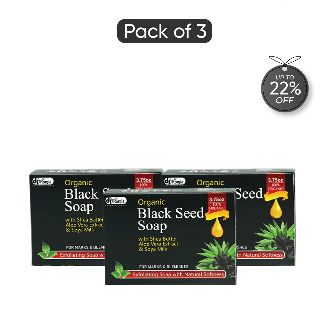 Organic Black Seed Soap 3 Packs Drromia