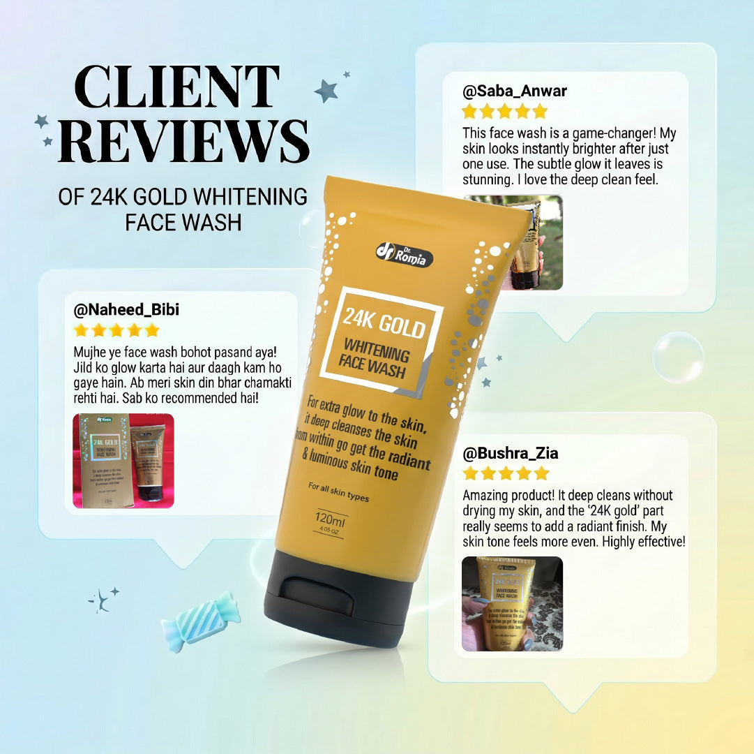 24K Gold Face Wash - 2 Pack