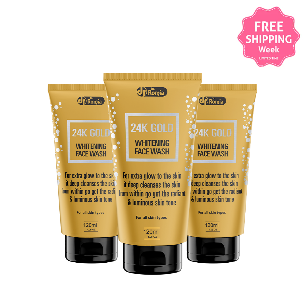 24K Gold Face Wash 3 Packs