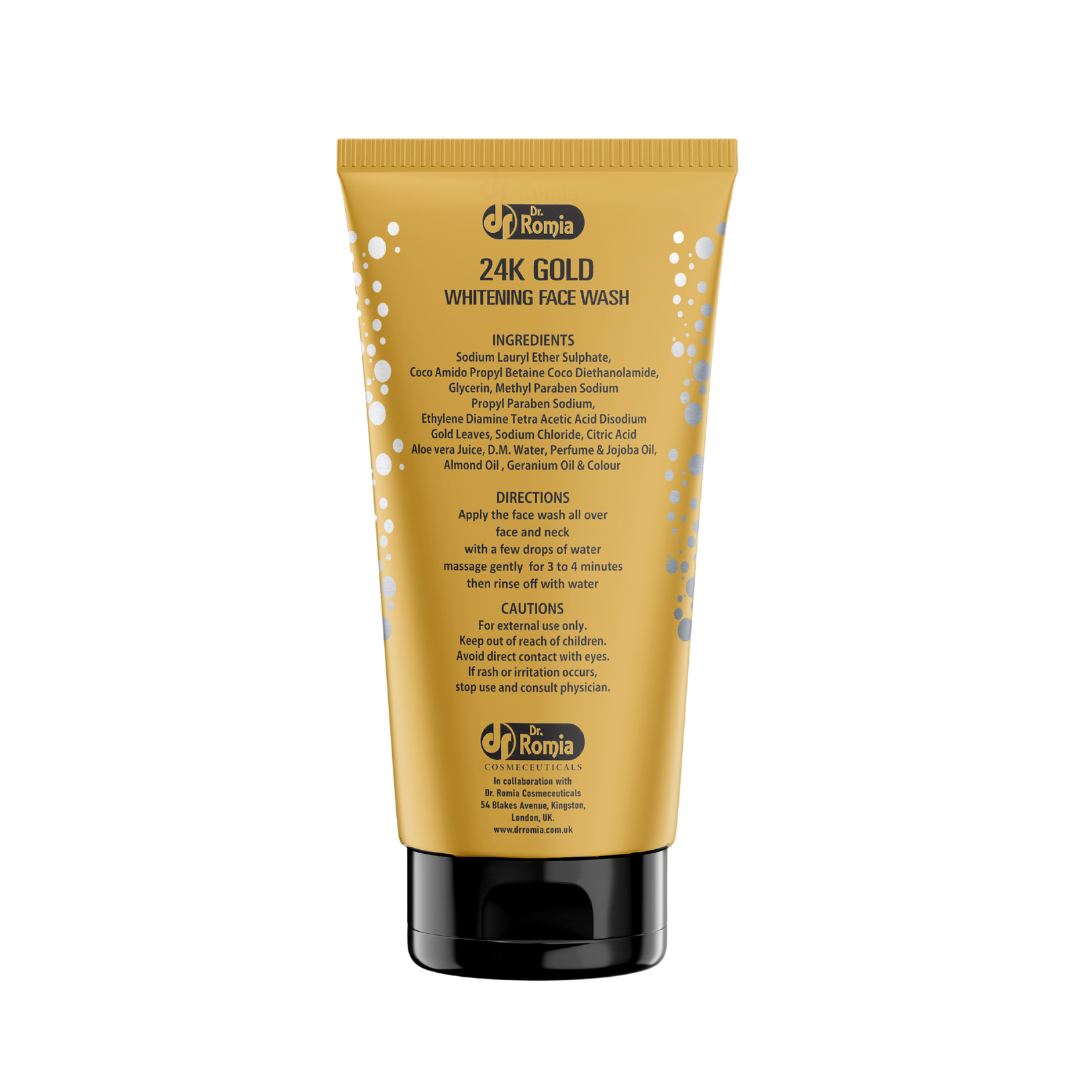 Dr Romia 24k Gold Best Whitening Face Wash