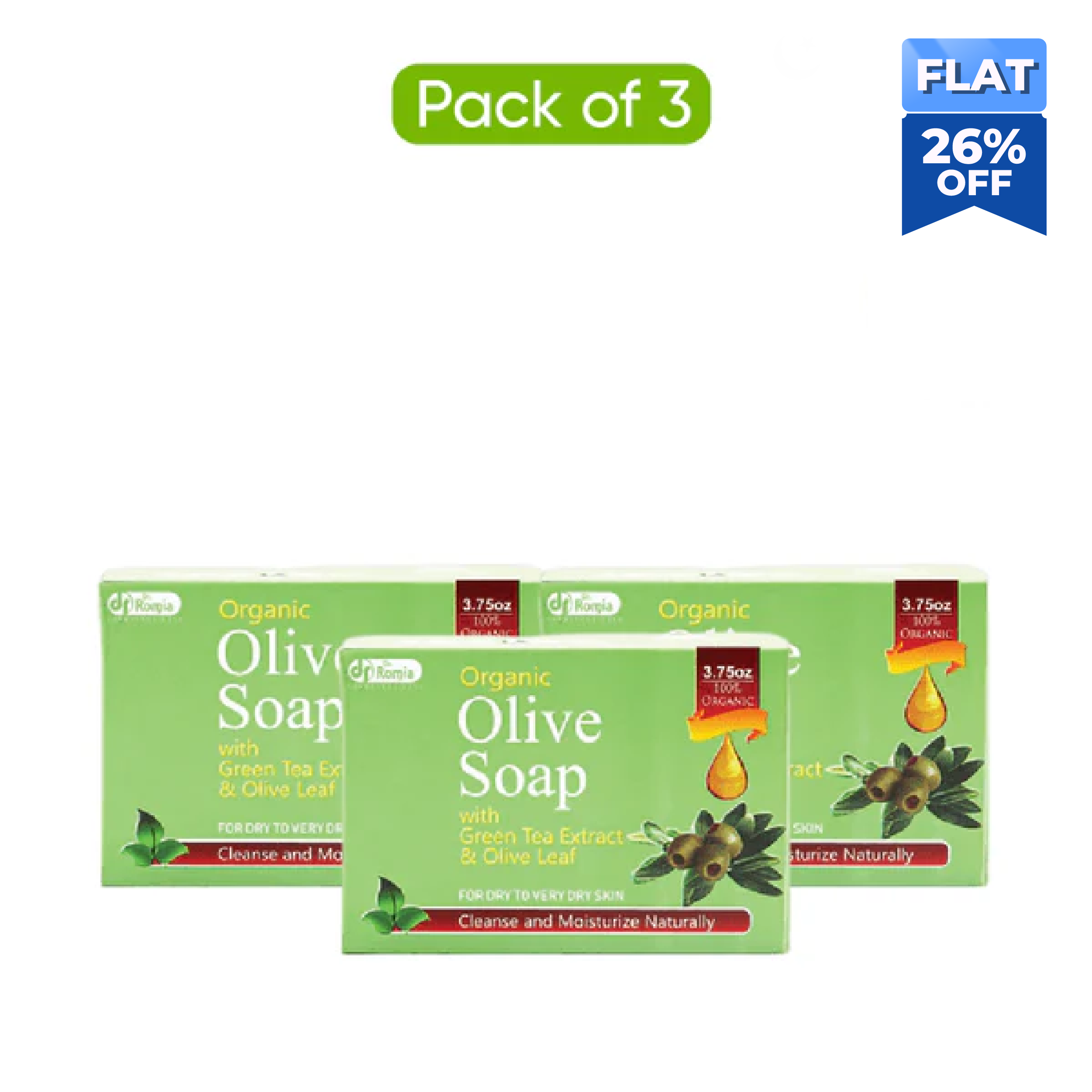 Organic Olive Soap 3 Packs
