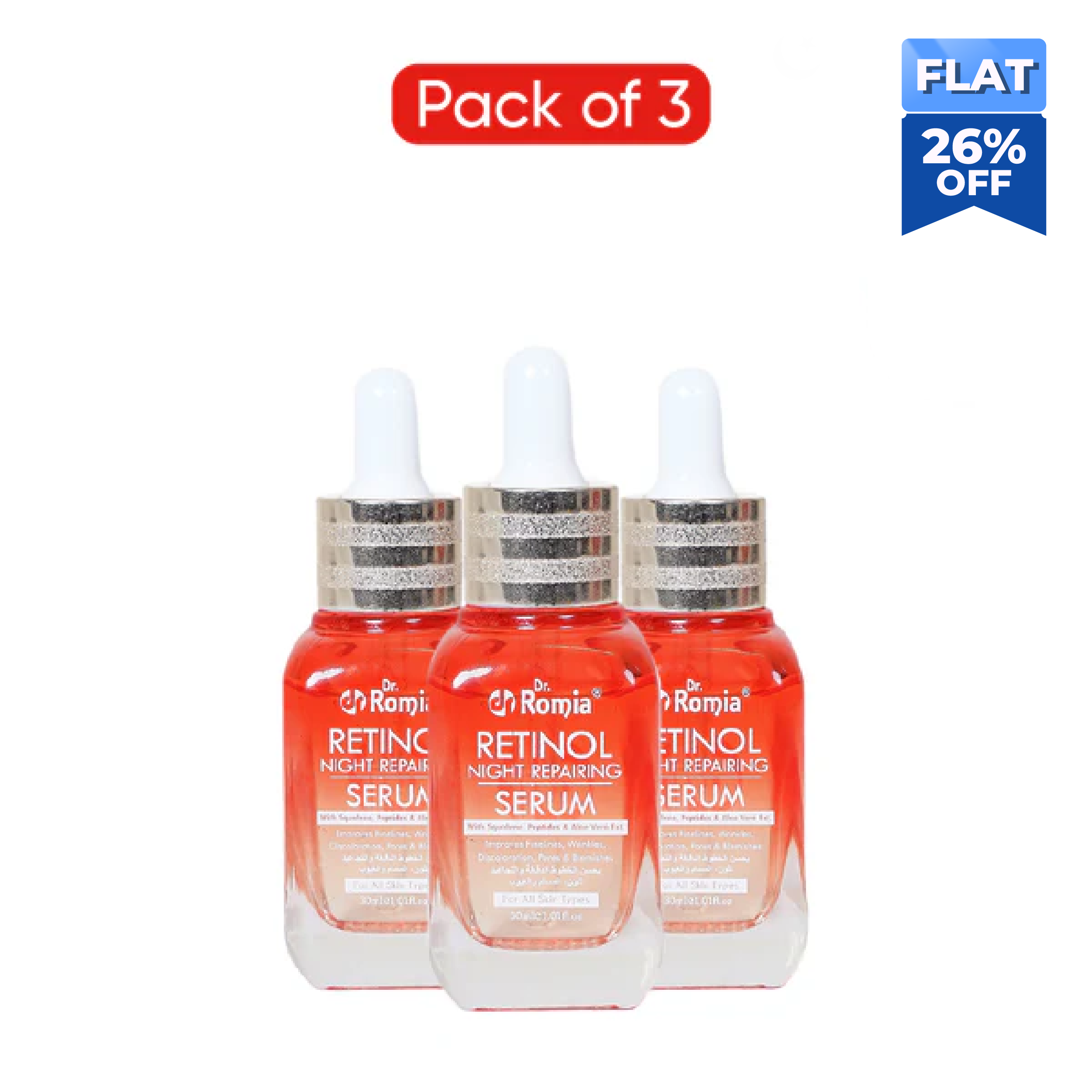 Retinol Night Repairing Serum 3 Packs