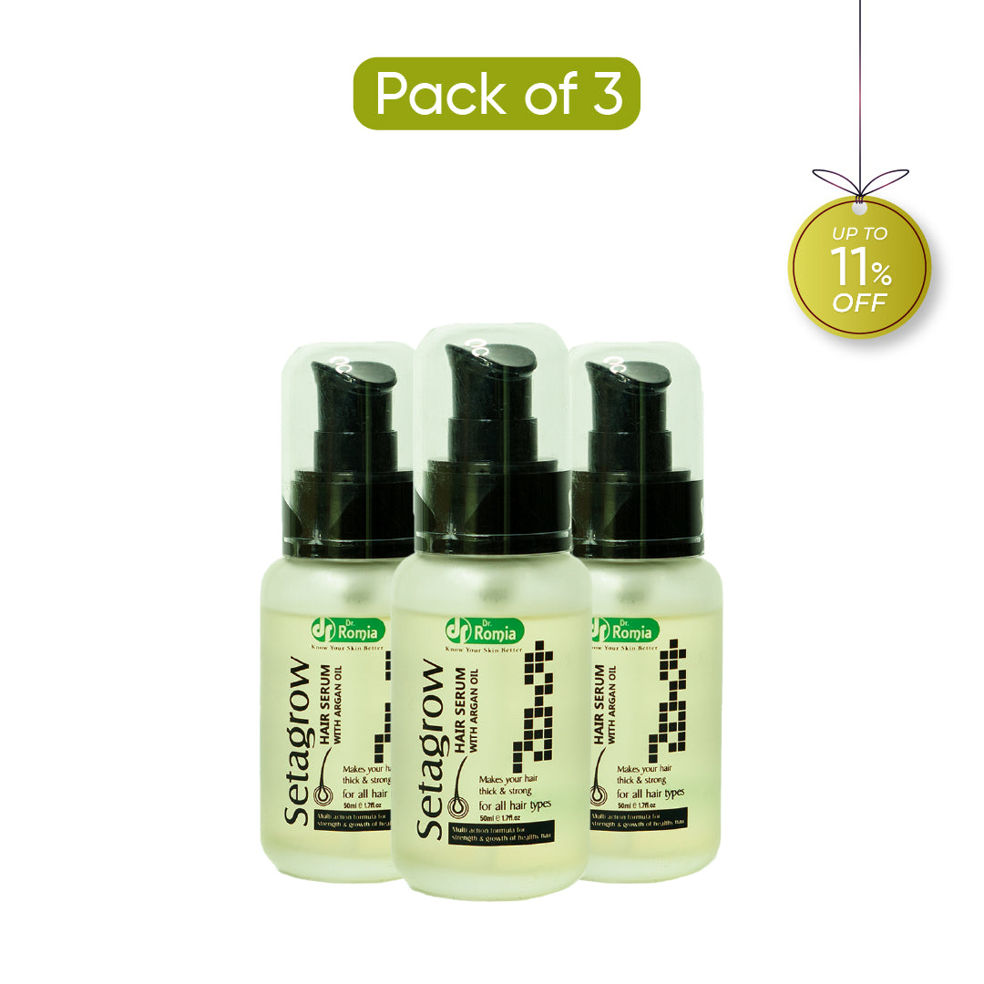 Setagrow Argan Oil Hair Serum 3 Packs