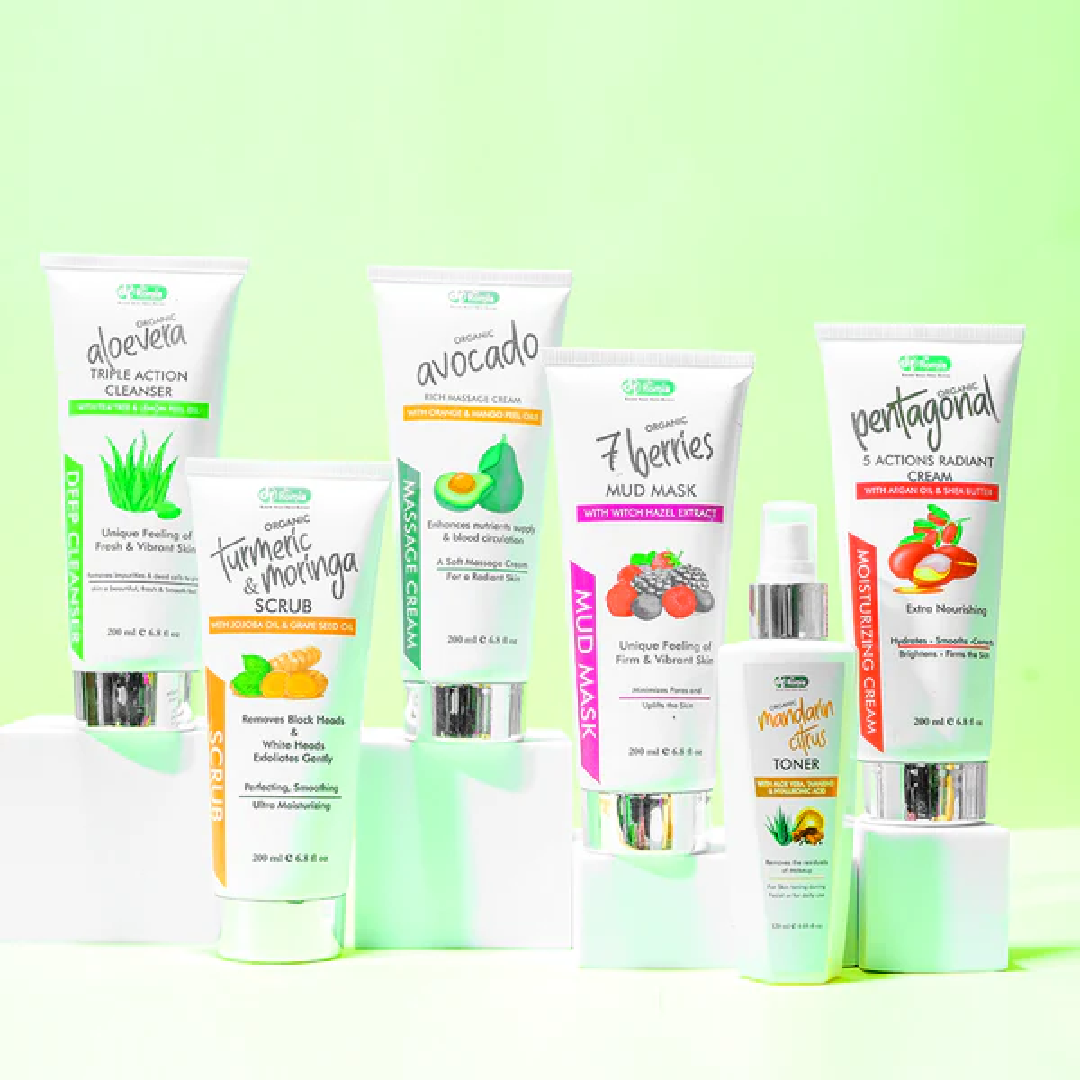 organic whitening facial kit