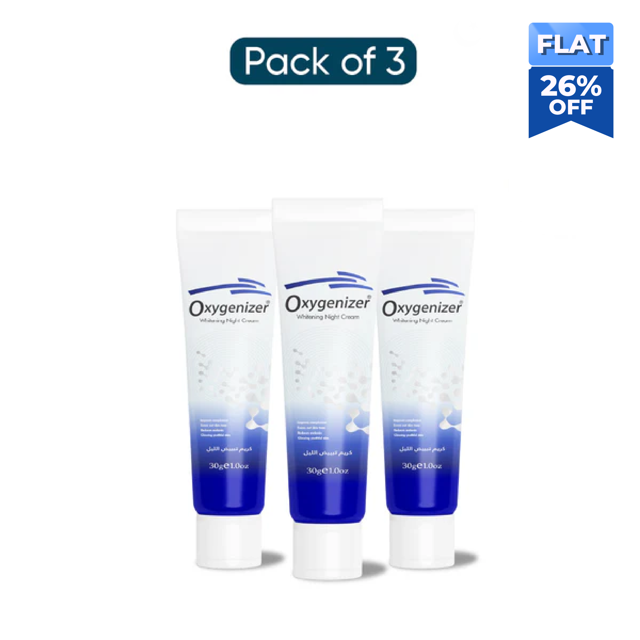 Oxygenizer Whitening Night Cream - Triple Pack