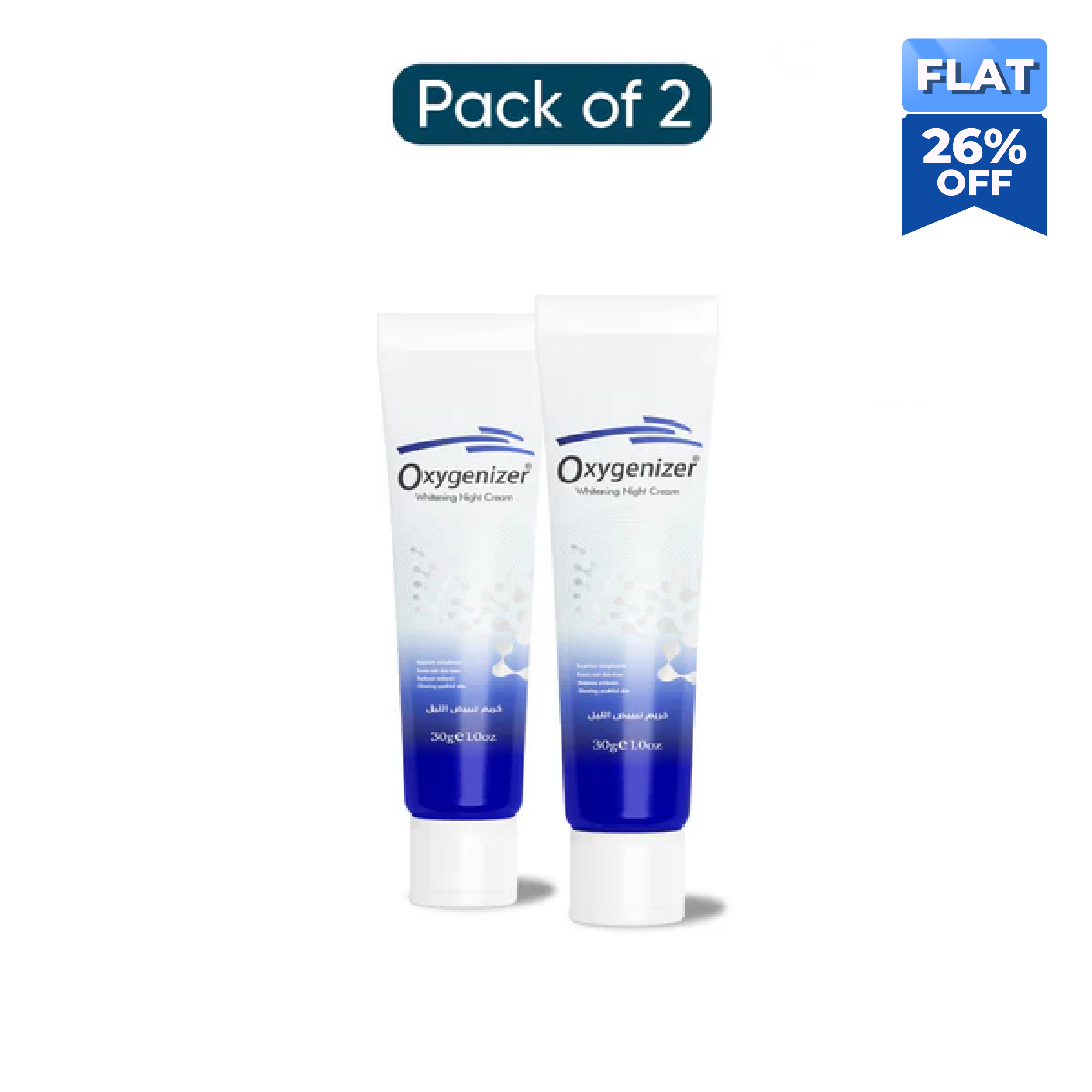 Oxygenizer Whitening Night Cream - 2 Pack