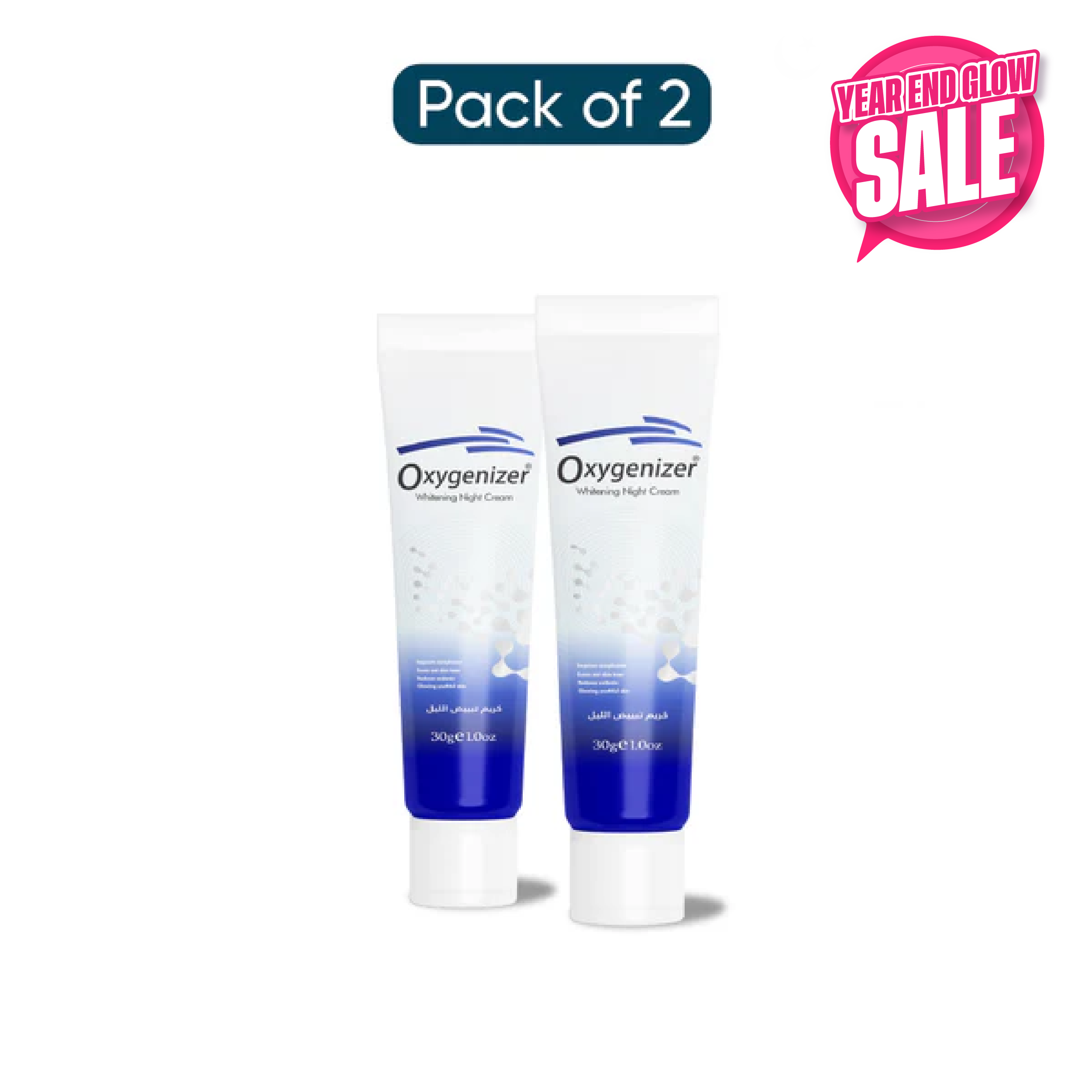 Oxygenizer Whitening Night Cream - 2 Pack