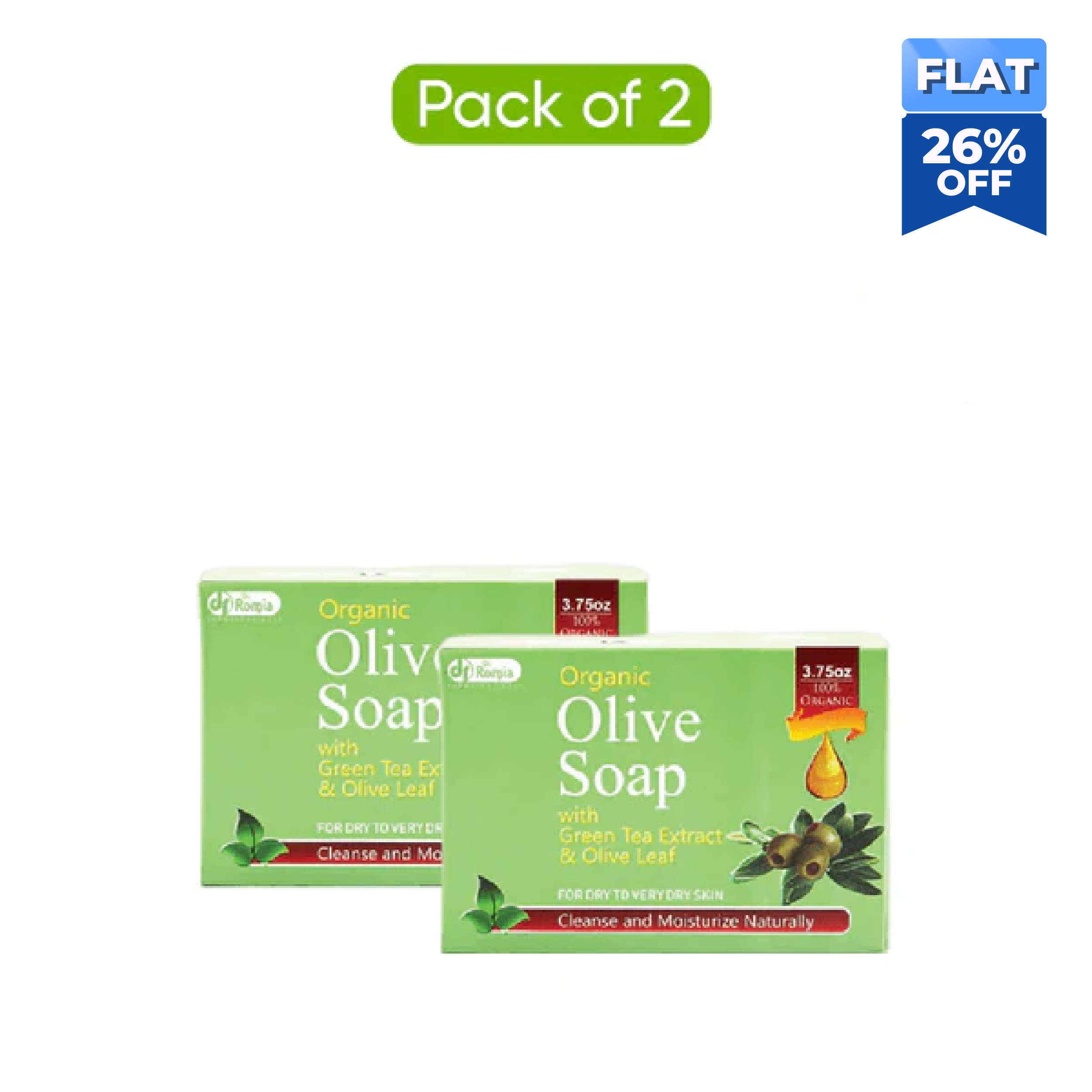 Organic Olive Soap - 2 Pack