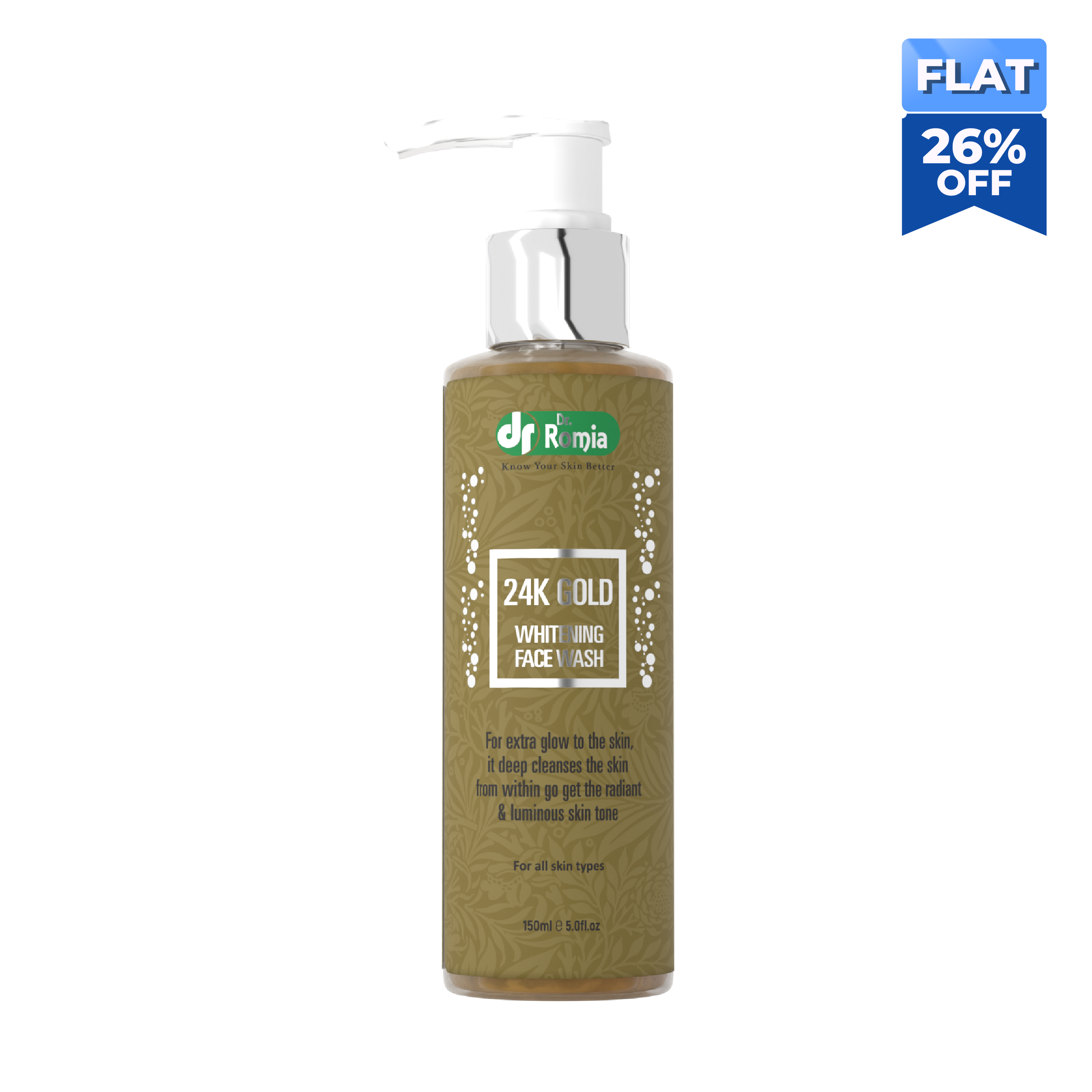 24K Gold Skin Lightening Face Wash