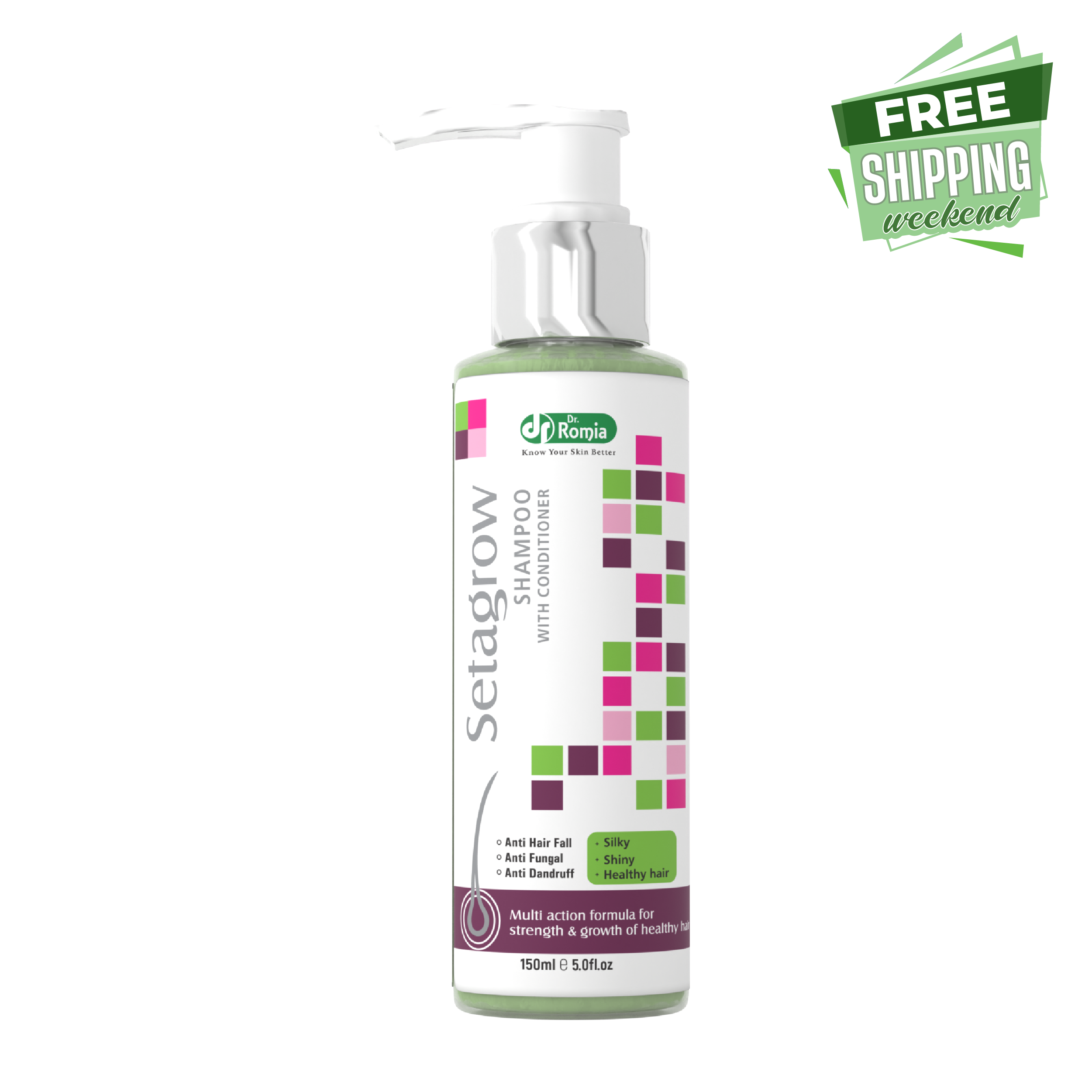 Solution For Hair Fall โ Setagrow Shampoo