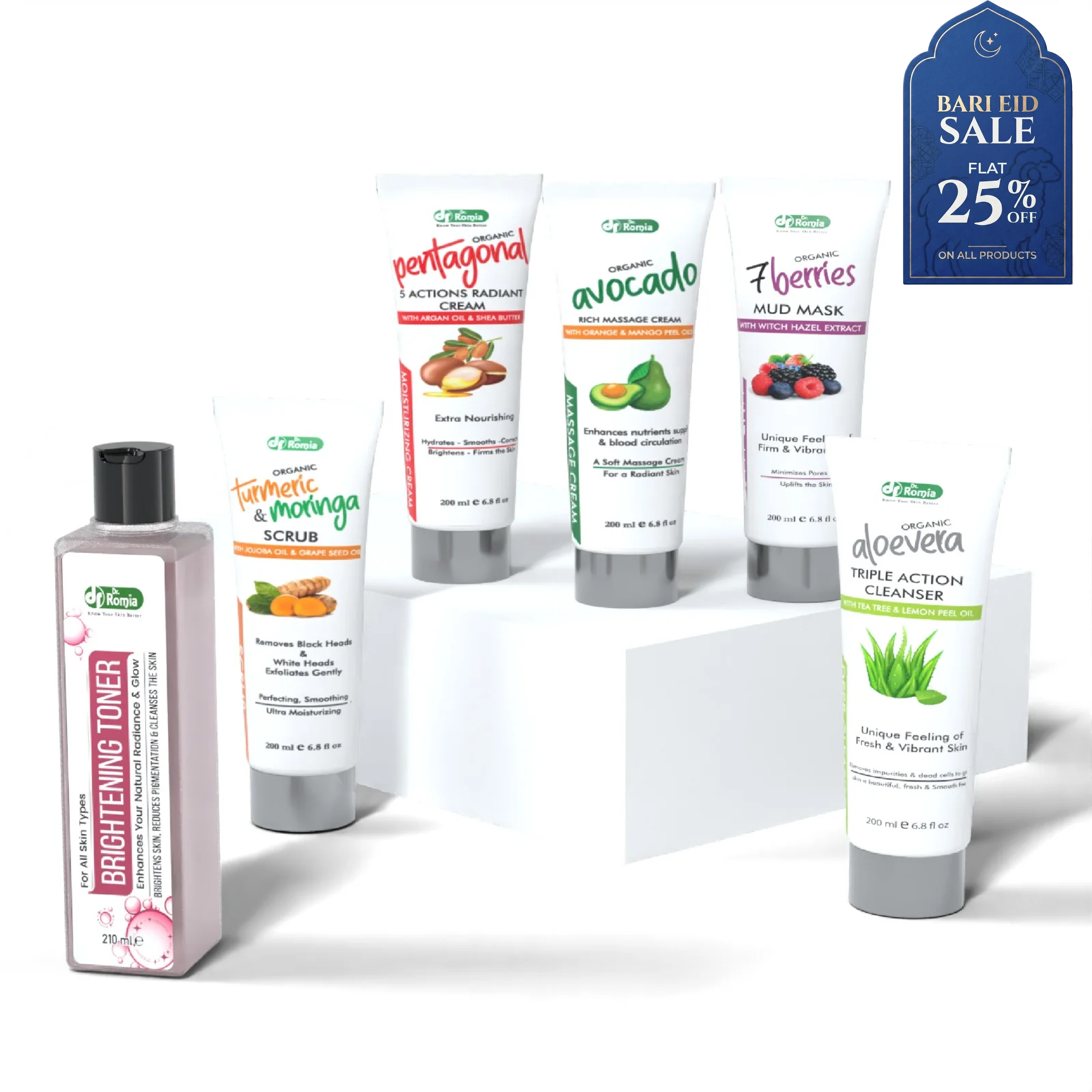 organic whitening facial kit