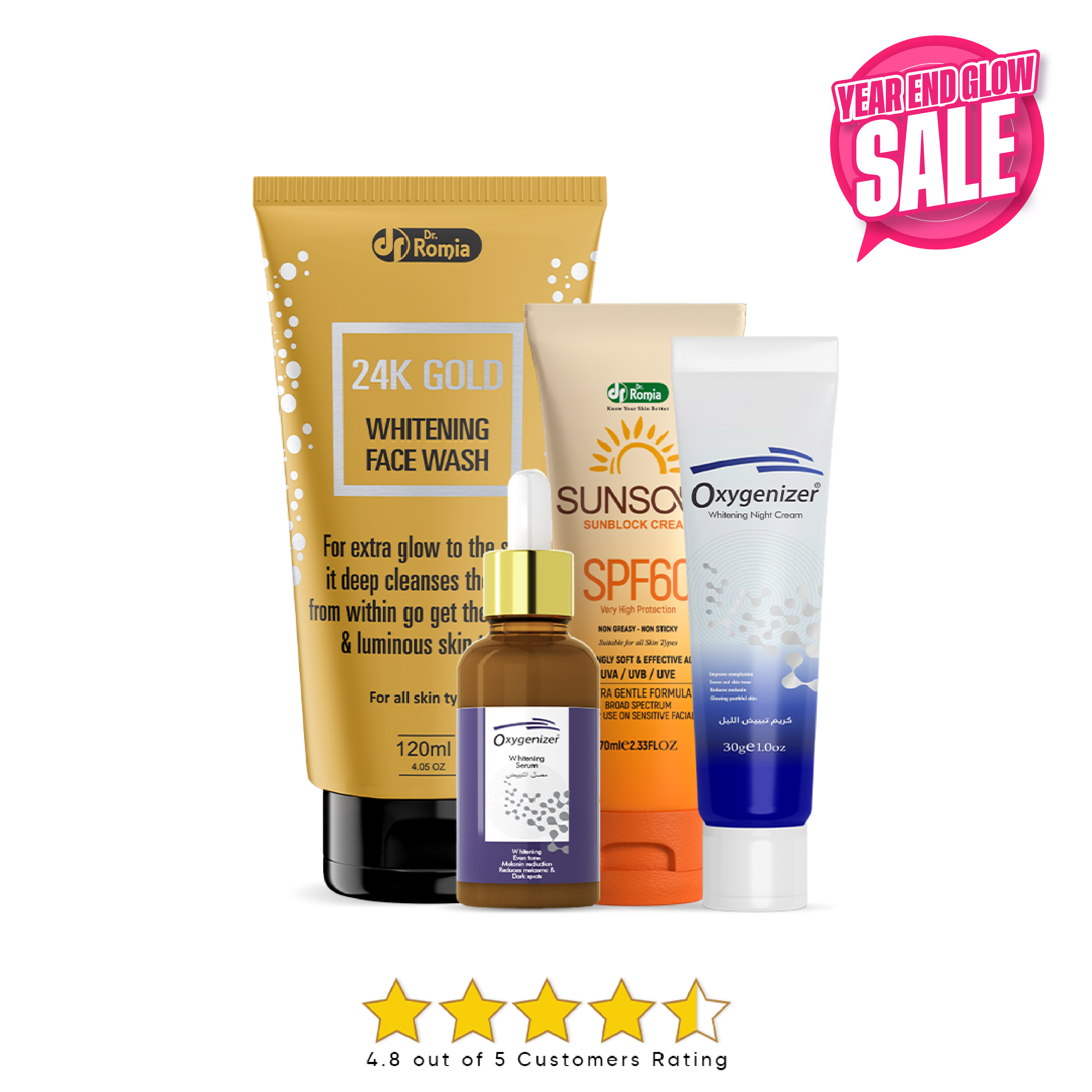 Special whitening bundle โ Whitening Cream & Brightening Products