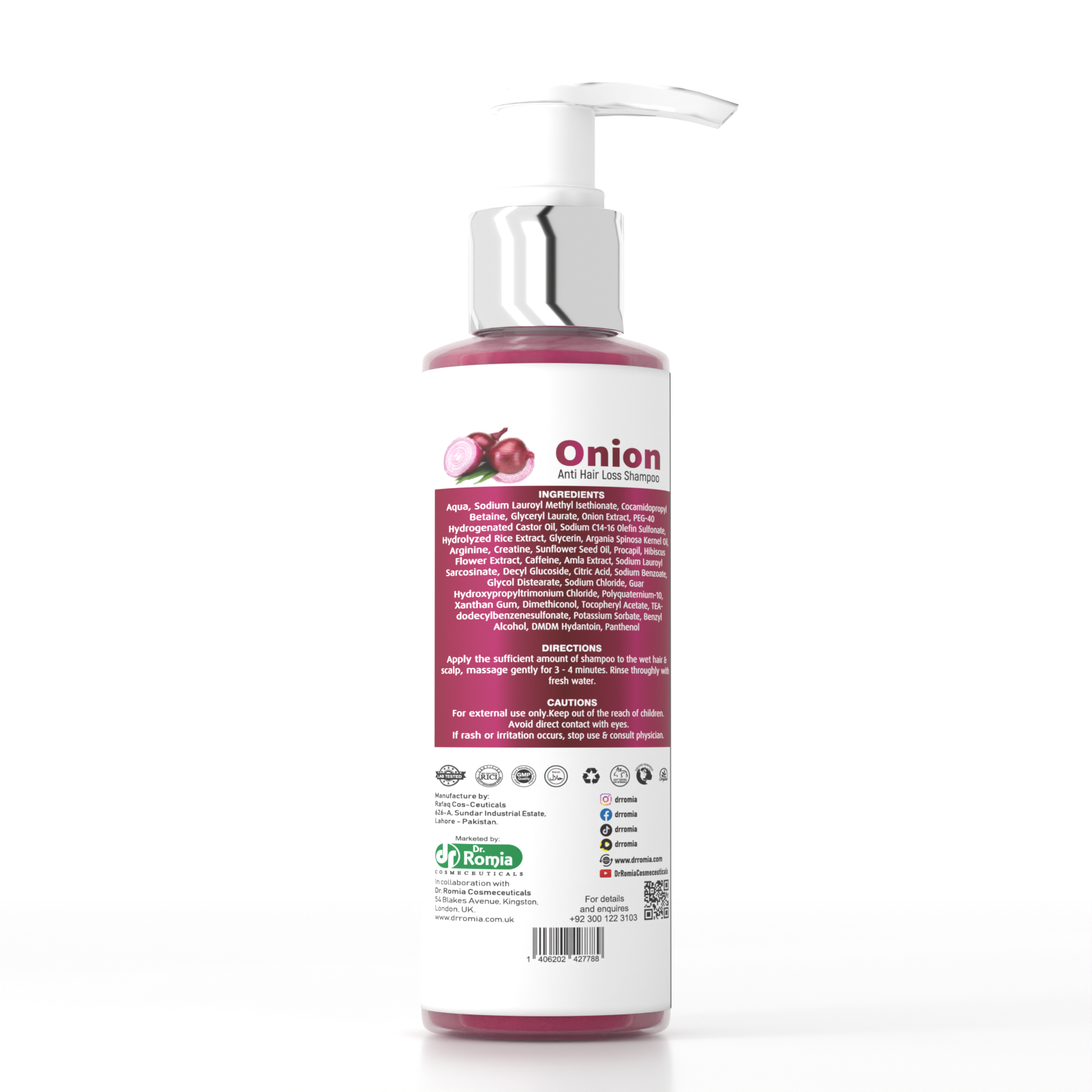 Onion Shampoo - Anti Hair Loss Shampoo