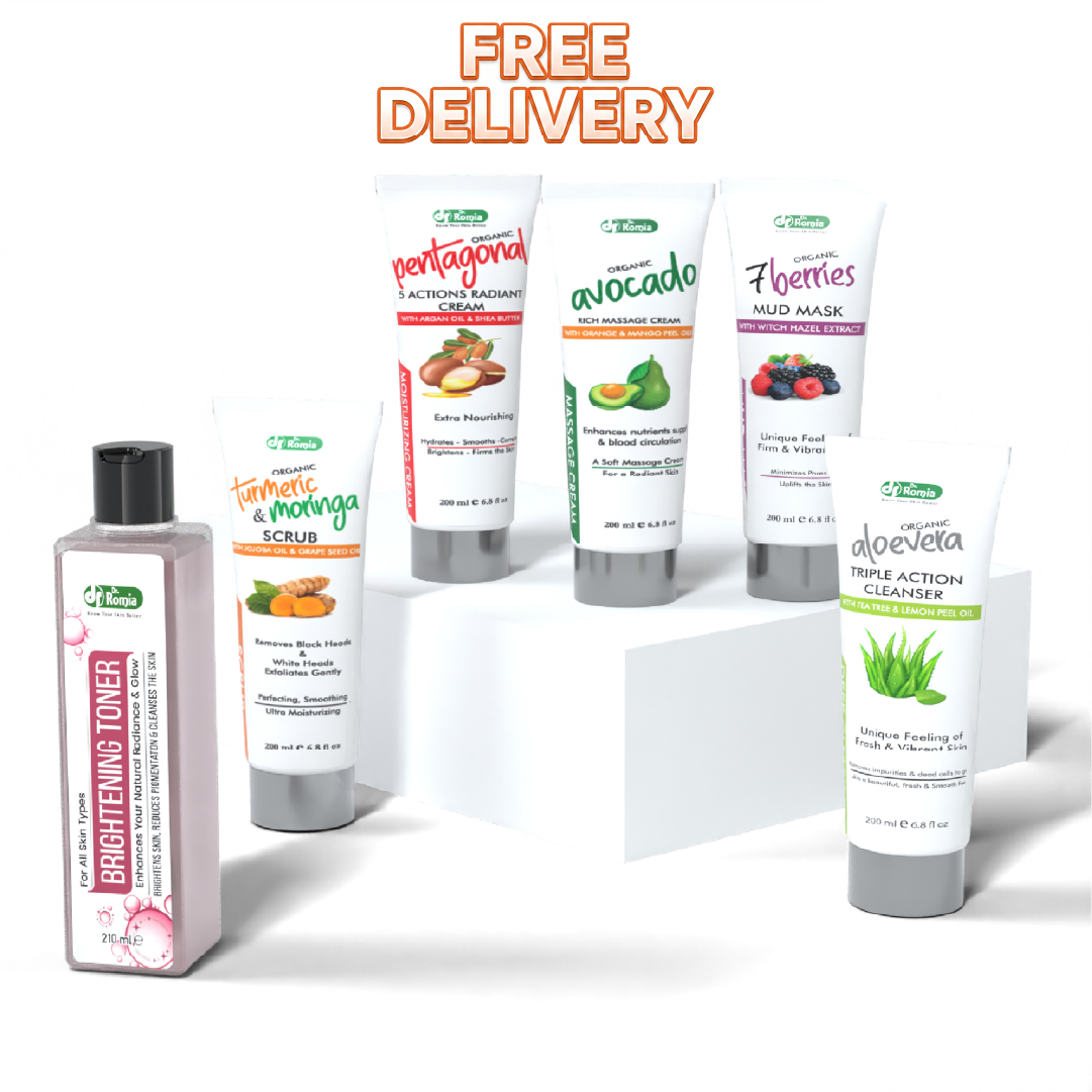 organic whitening facial kit