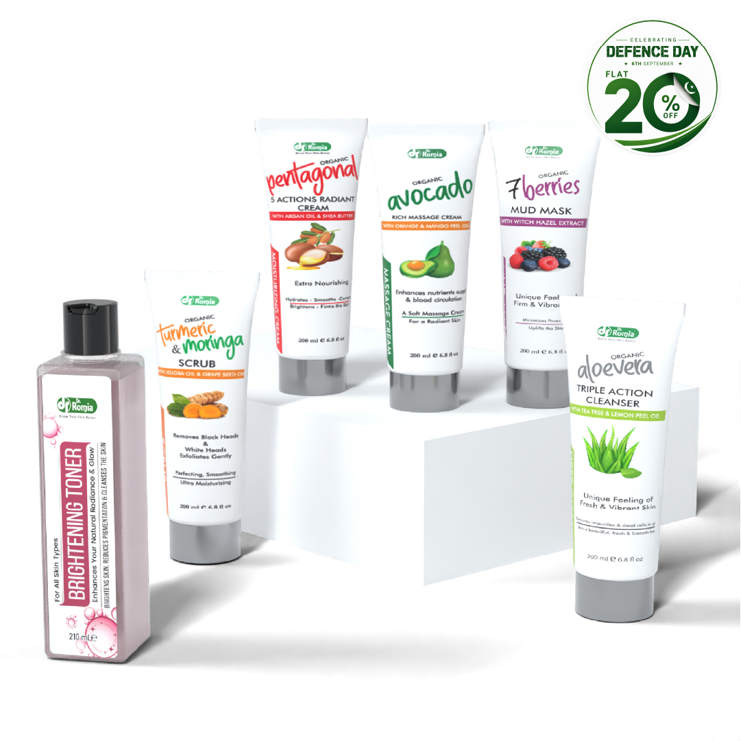 organic whitening facial kit