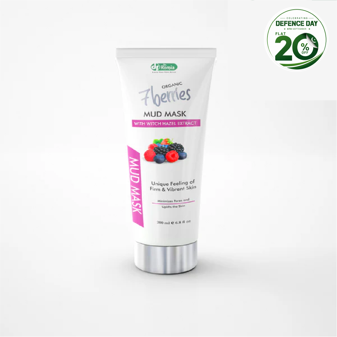 Face Mask For Skin Whitening โ Organic 7 Berries Mud Mask