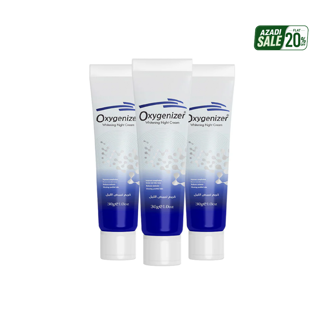 Oxygenizer Whitening Night Cream - Triple Pack