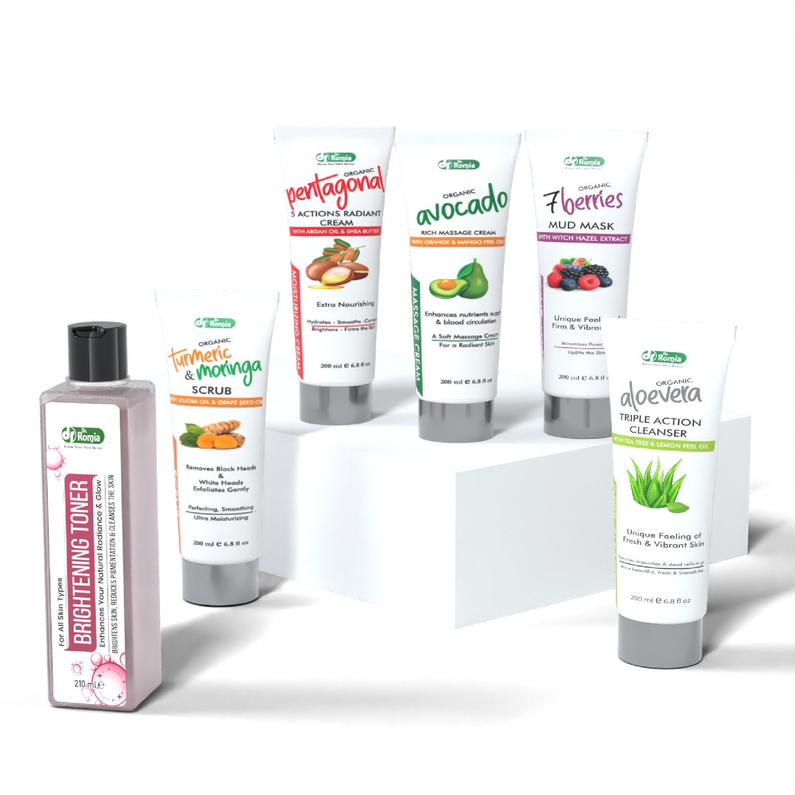 organic whitening facial kit