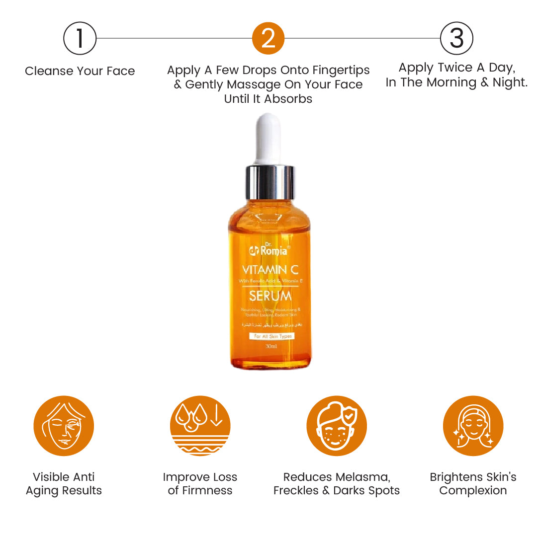 Vitamin C Serum (With Ferulic Acid & Vitamin E)