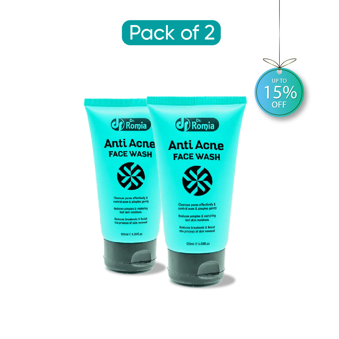 Anti Acne Face Wash For Oily Dry Skin Pack Of 2 Dr Romia anti-acne-face-wash-for-oily-dry-skin-pack-of-2-dr-romia