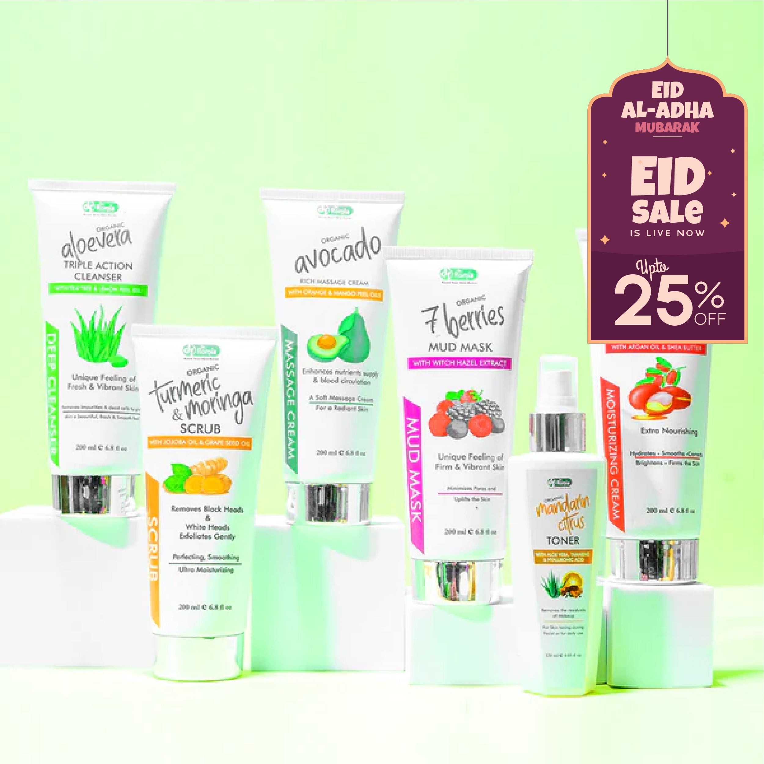 organic whitening facial kit