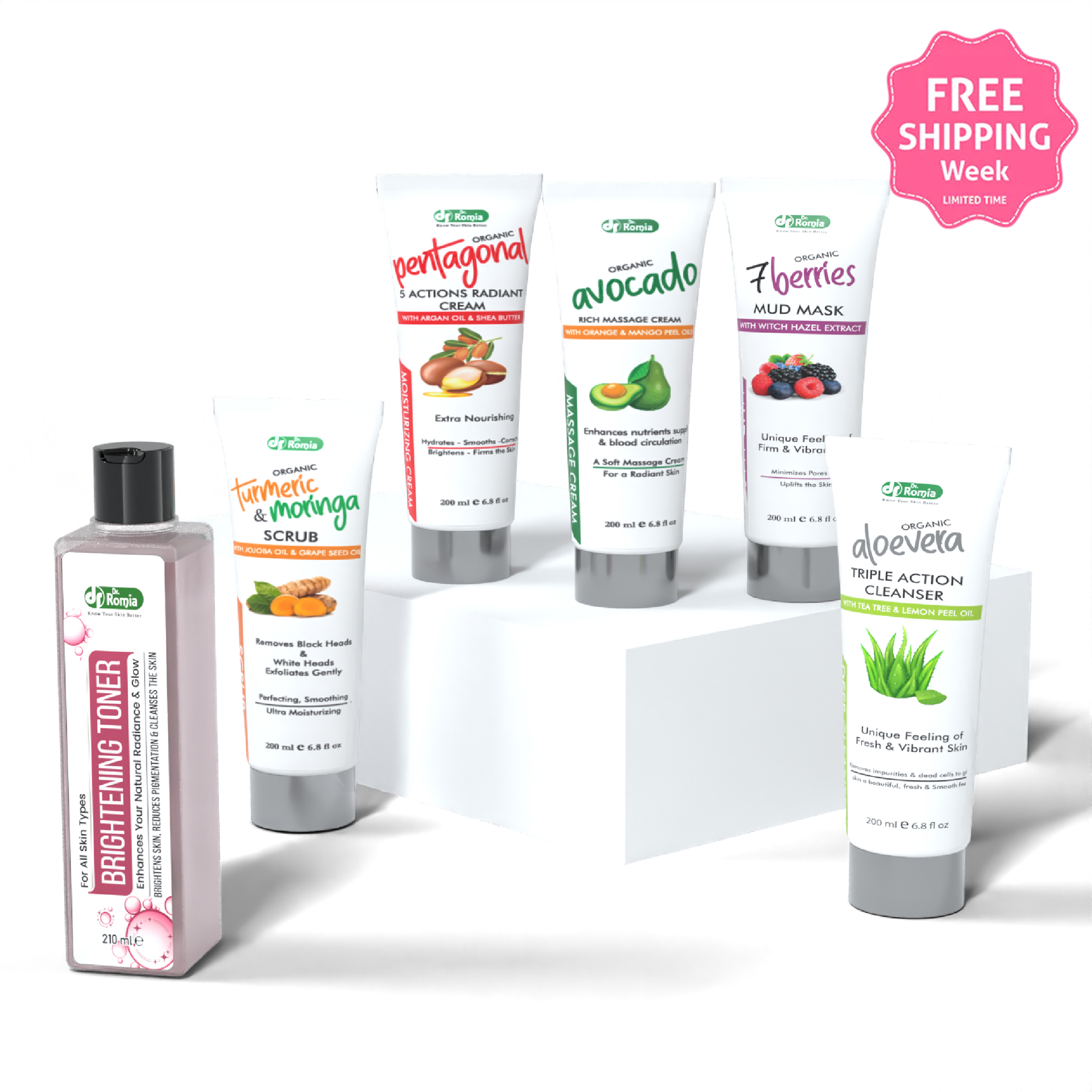 organic whitening facial kit