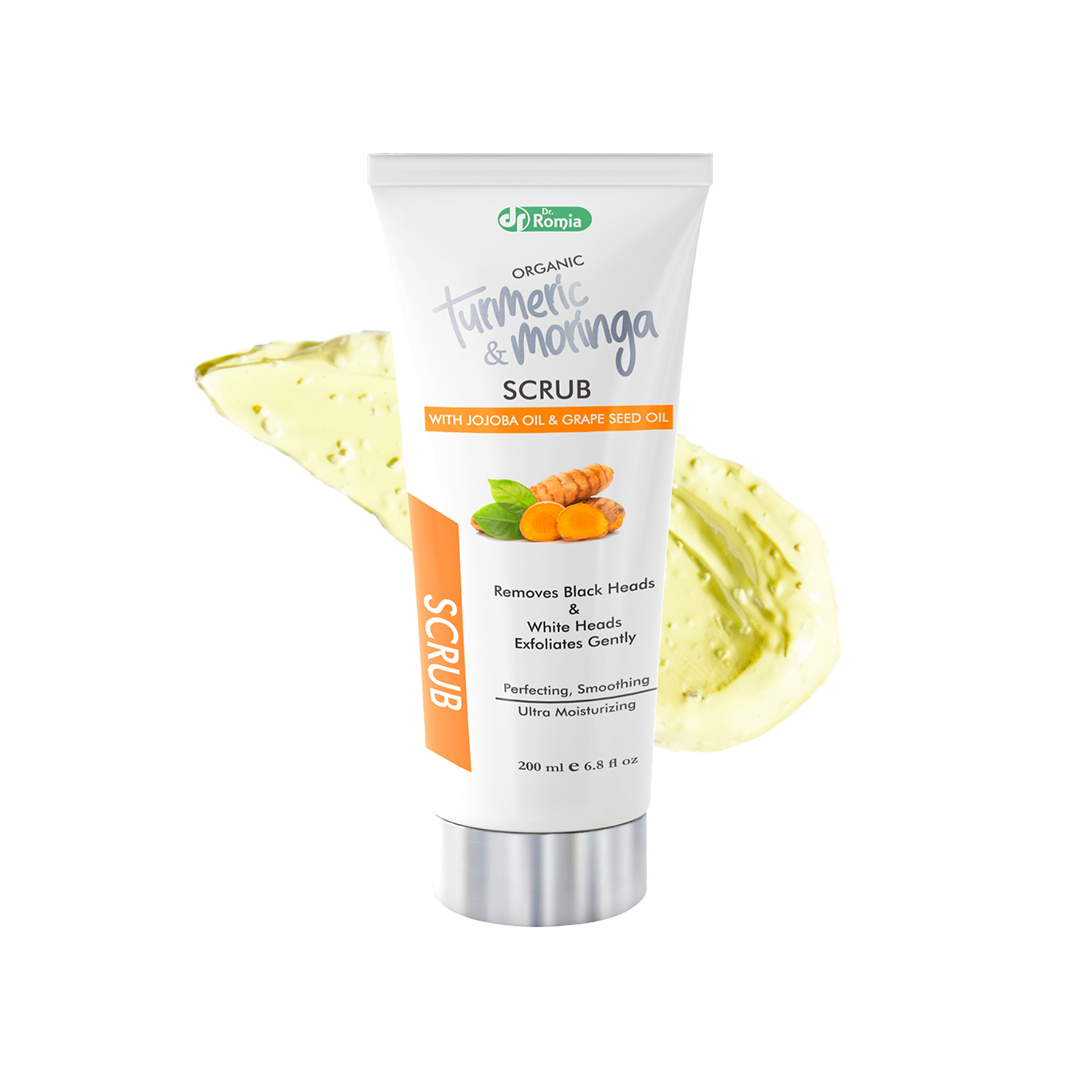 The Best Exfoliator For Face – Organic Turmeric & Moringa Scrub
