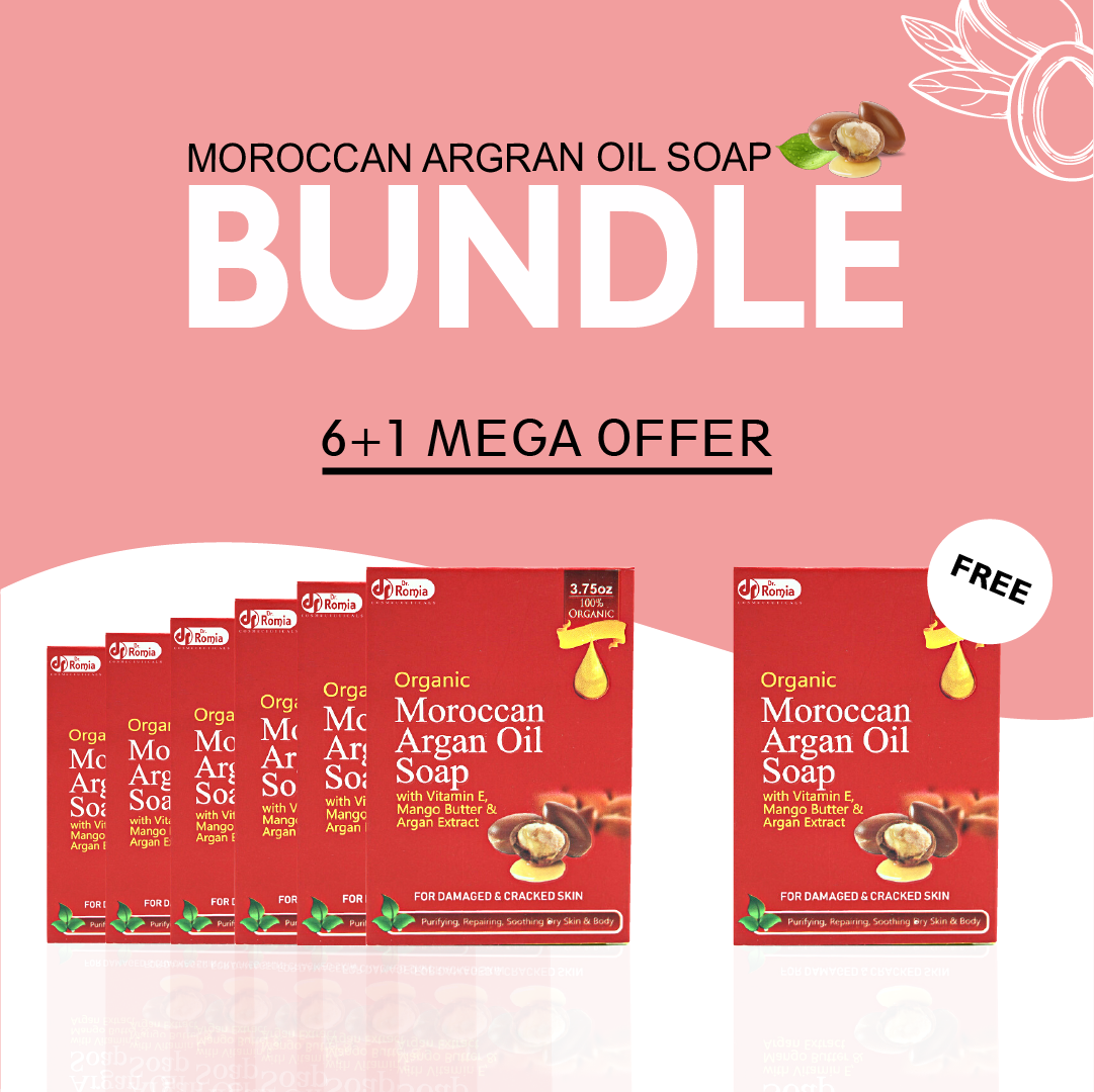 Moroccan Argan Oil Soap Bundle 61 For Dry Skinbody Drromia