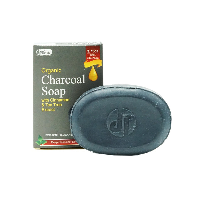 Organic Charcoal Soap – For Acne, Blackheads, Pores Cleansing