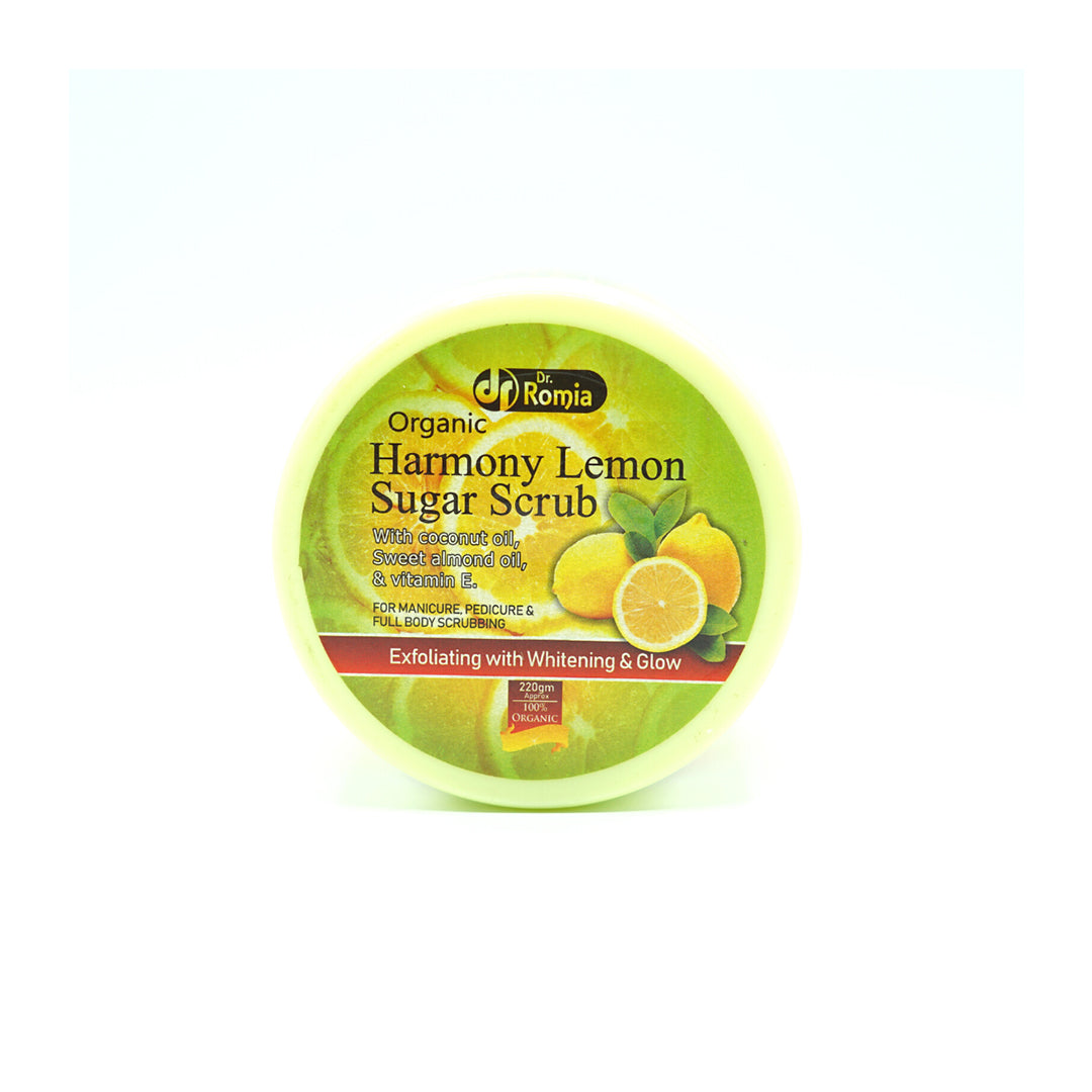 Hand & Foot Whitening Scrub – Organic Harmony Lemon Sugar Scrub