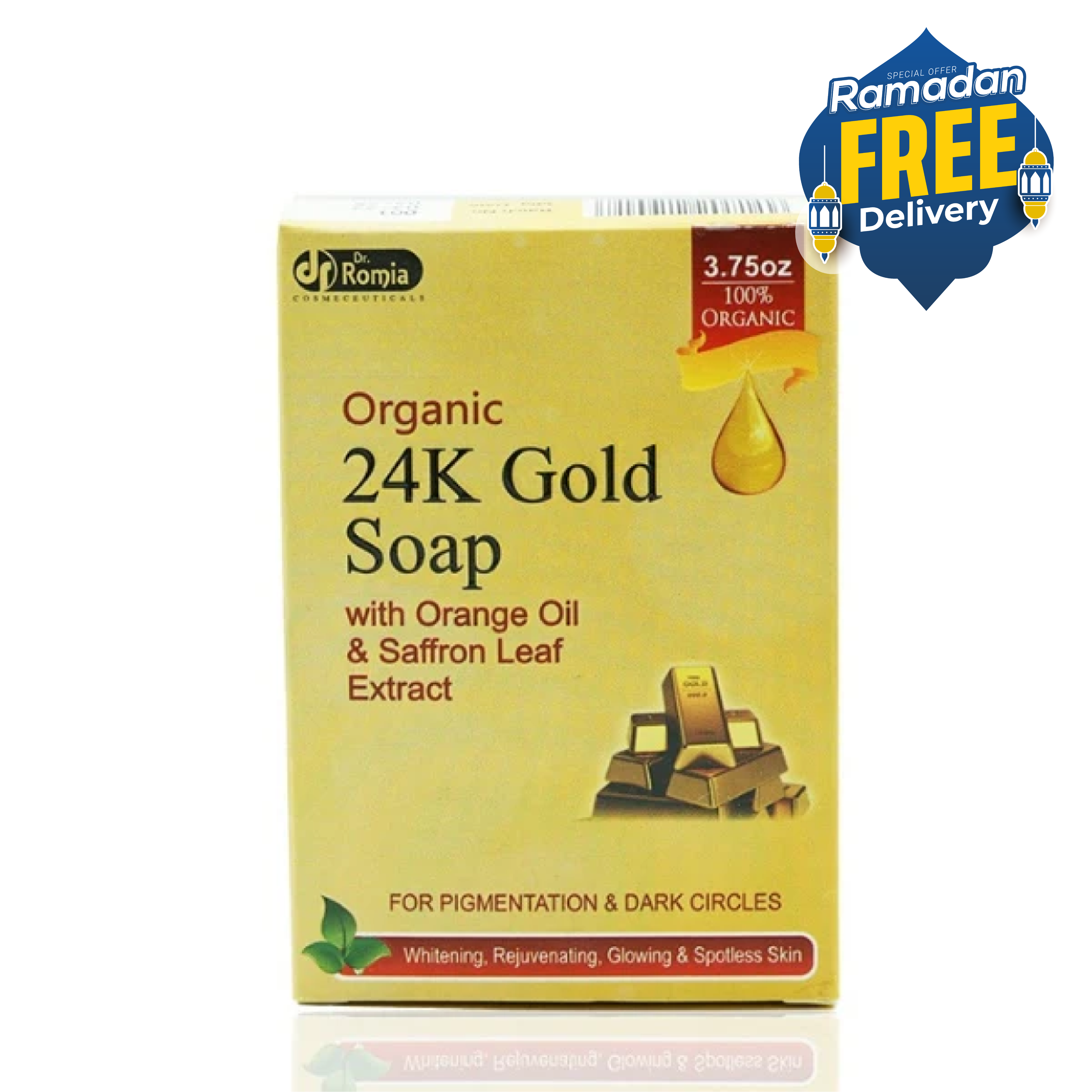 Organic 24K Gold Soap – For Pigmentation & Dark Circles