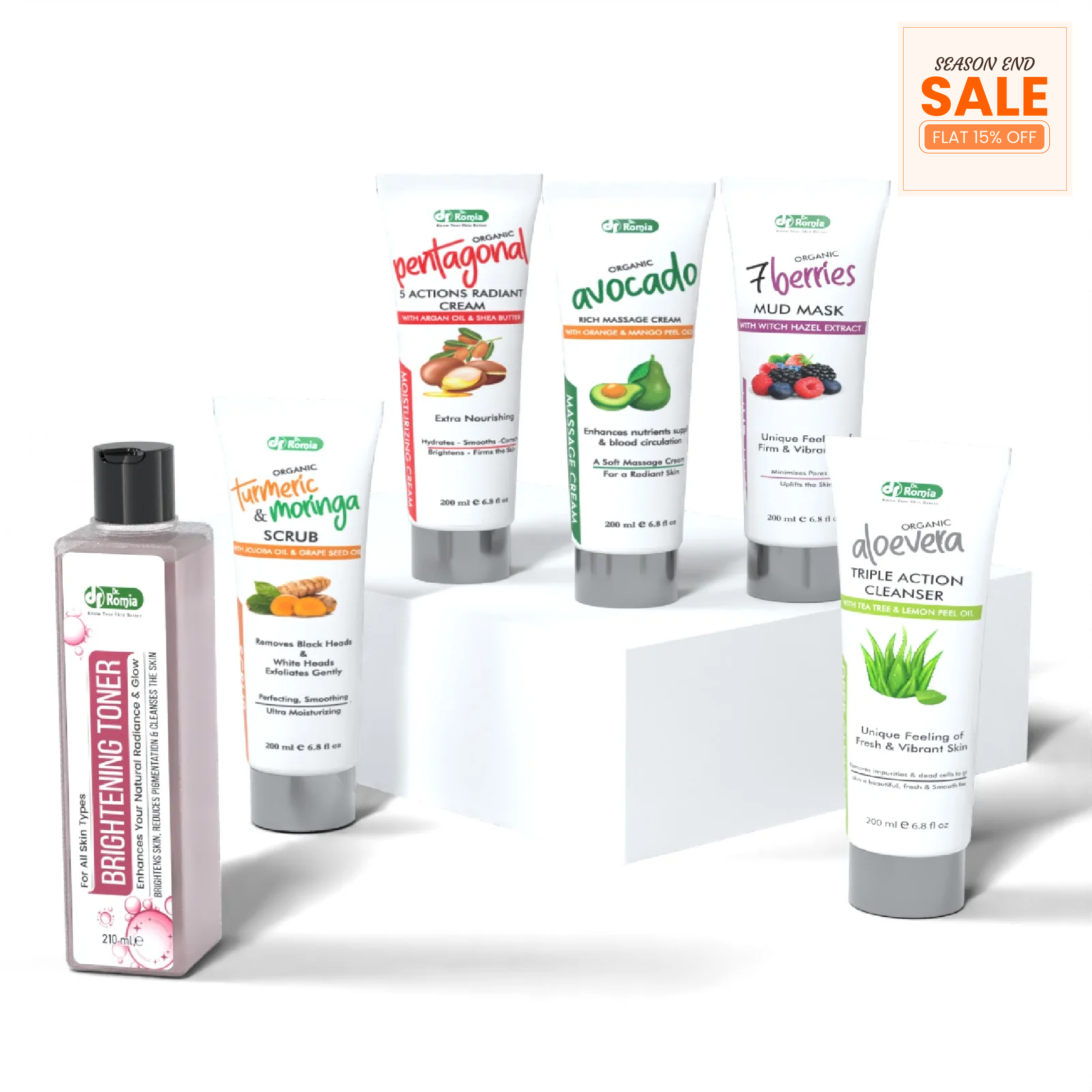 organic whitening facial kit