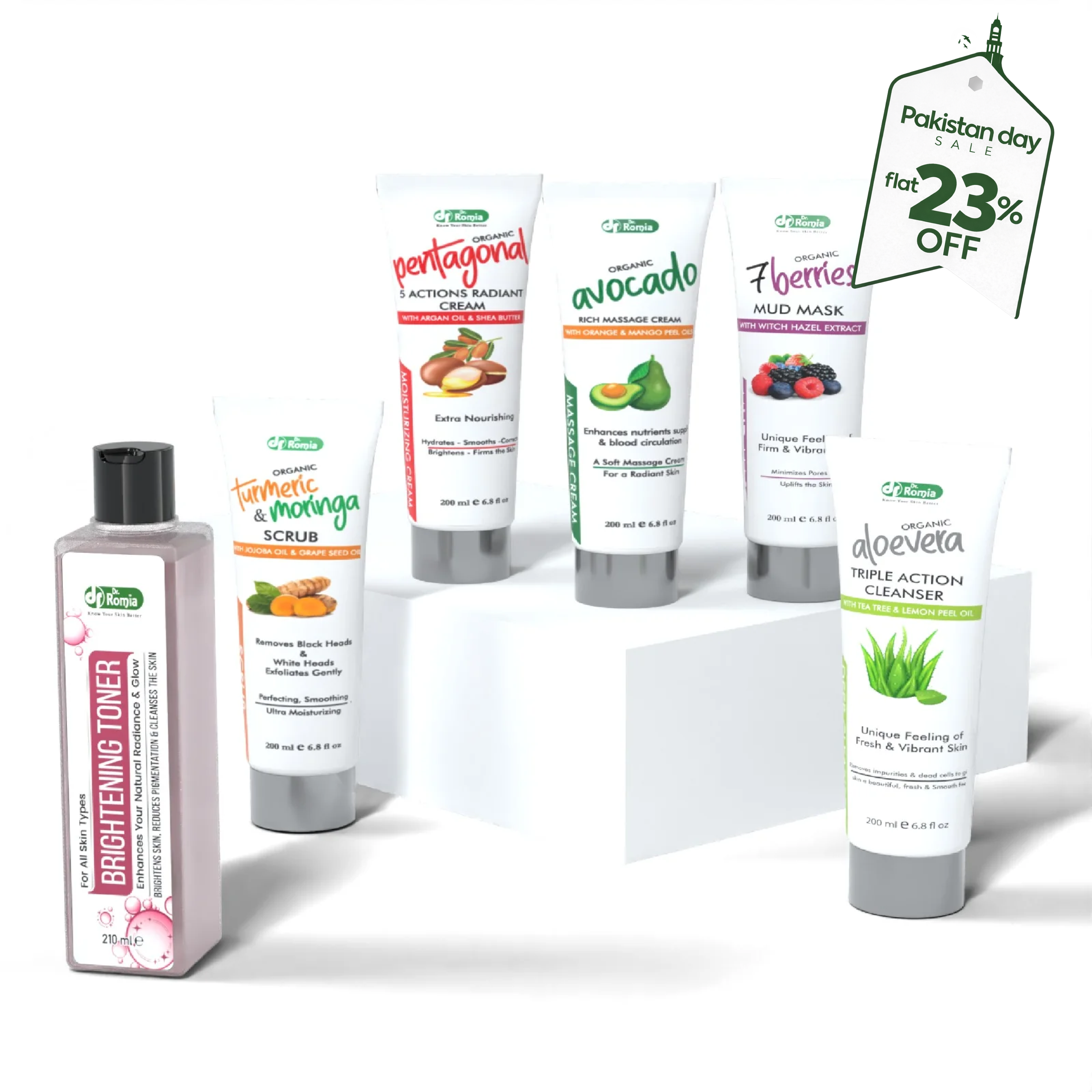 organic whitening facial kit