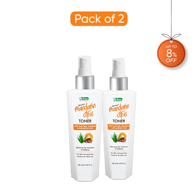 Organic Mandarin Citrus Toner - 2 Pack