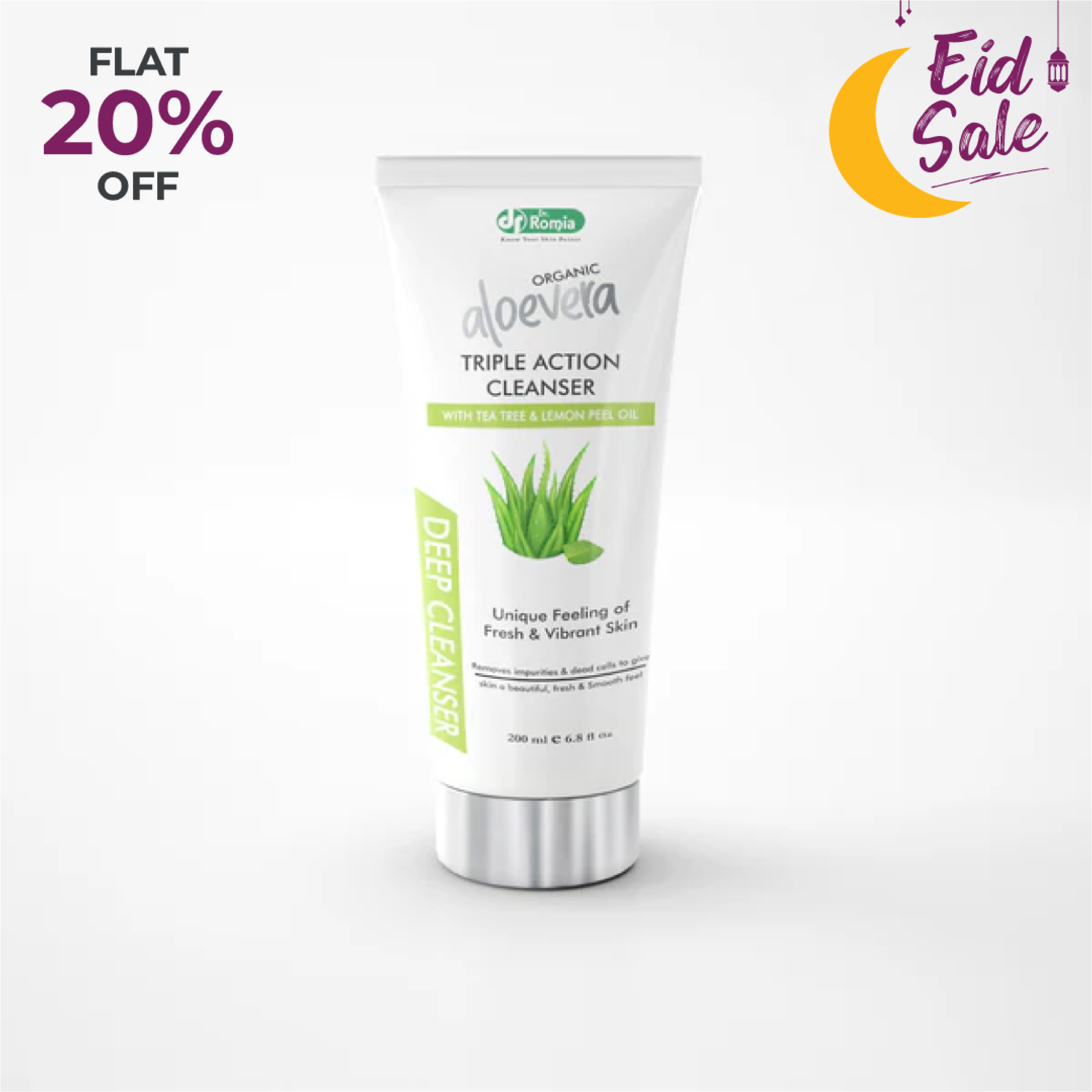 Aloe Vera Facial Wash – Organic Aloe Vera Cleanser