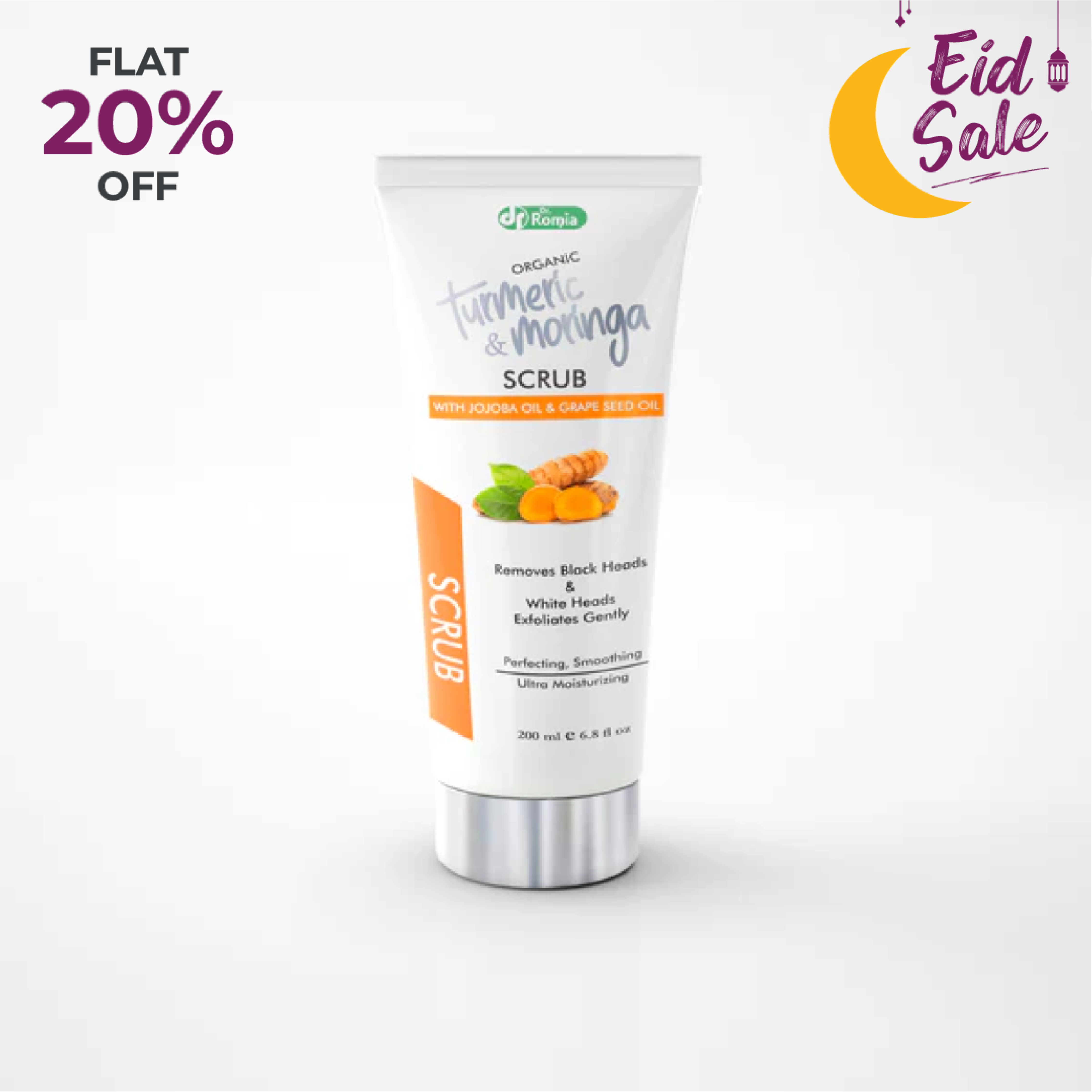 The Best Exfoliator For Face – Organic Turmeric & Moringa Scrub