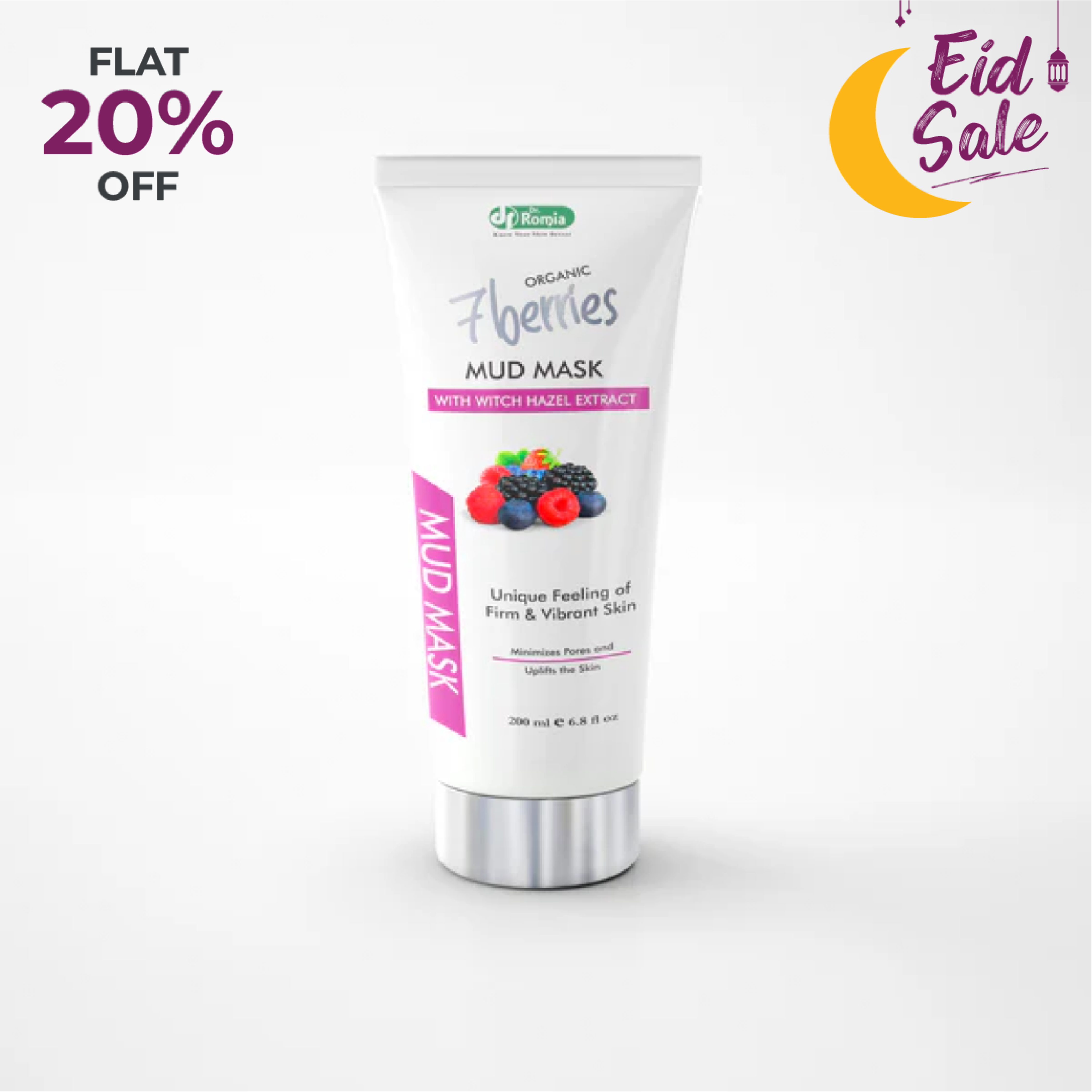 Face Mask For Skin Whitening – Organic 7 Berries Mud Mask