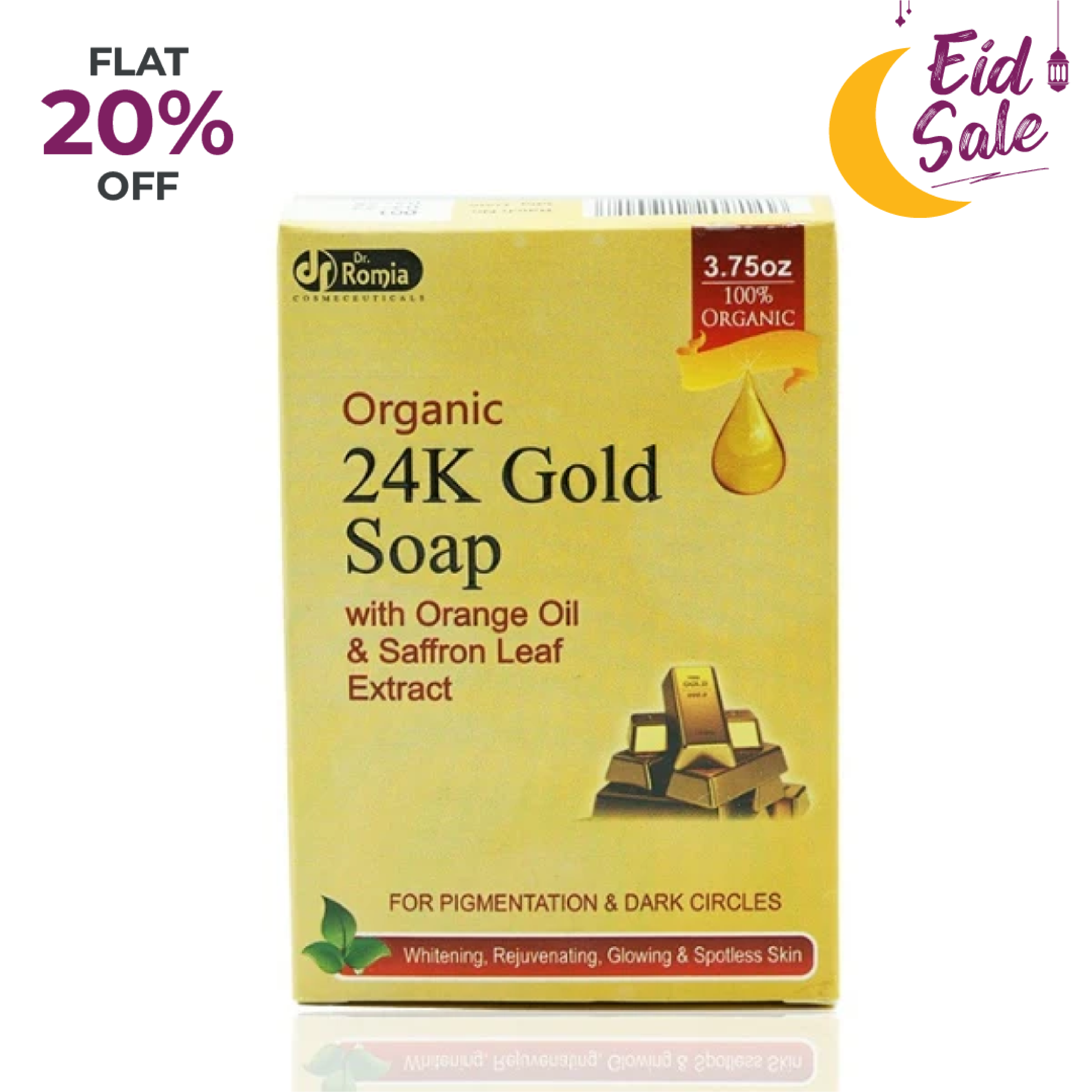 Organic 24K Gold Soap – For Pigmentation & Dark Circles