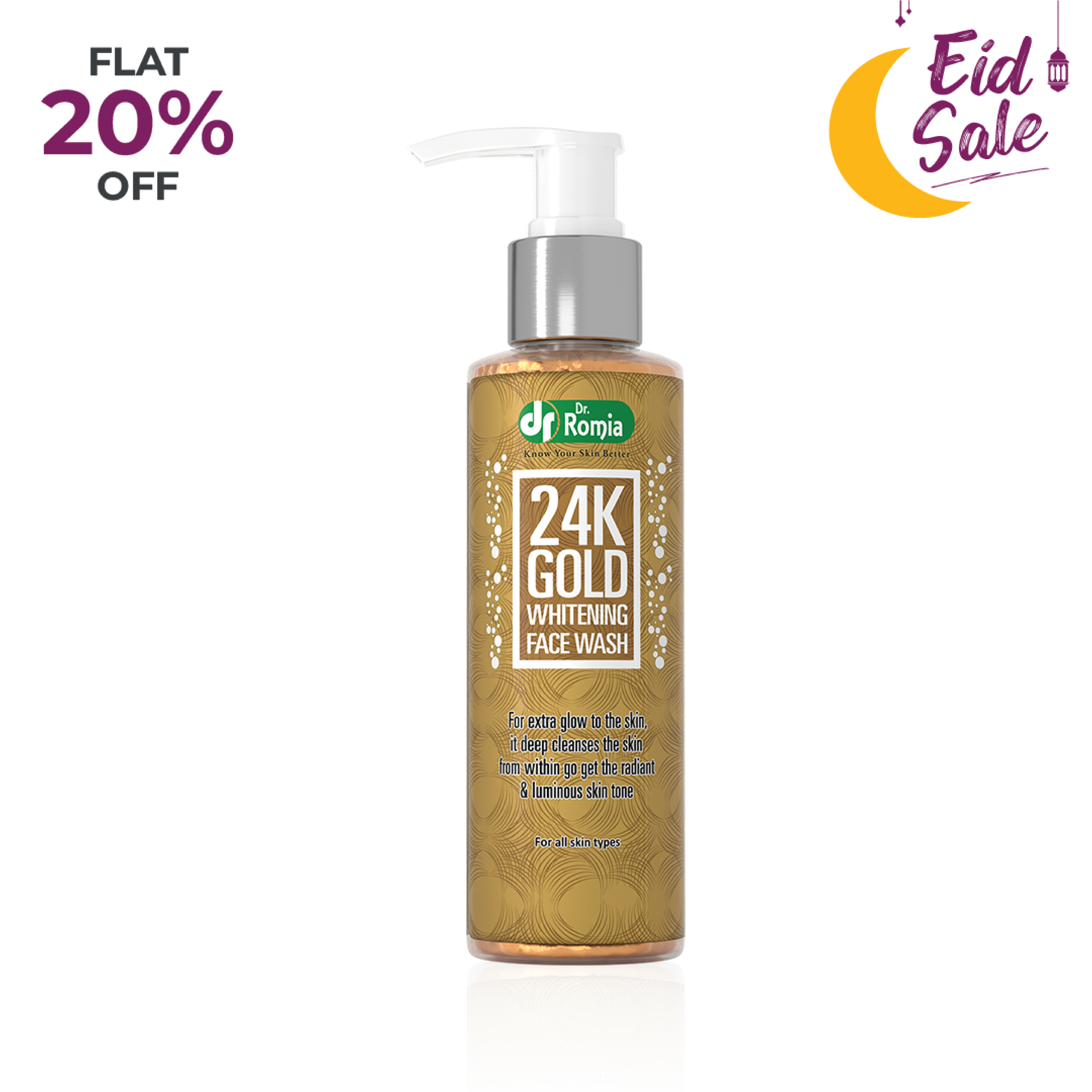 24K Gold Skin Lightening Face Wash