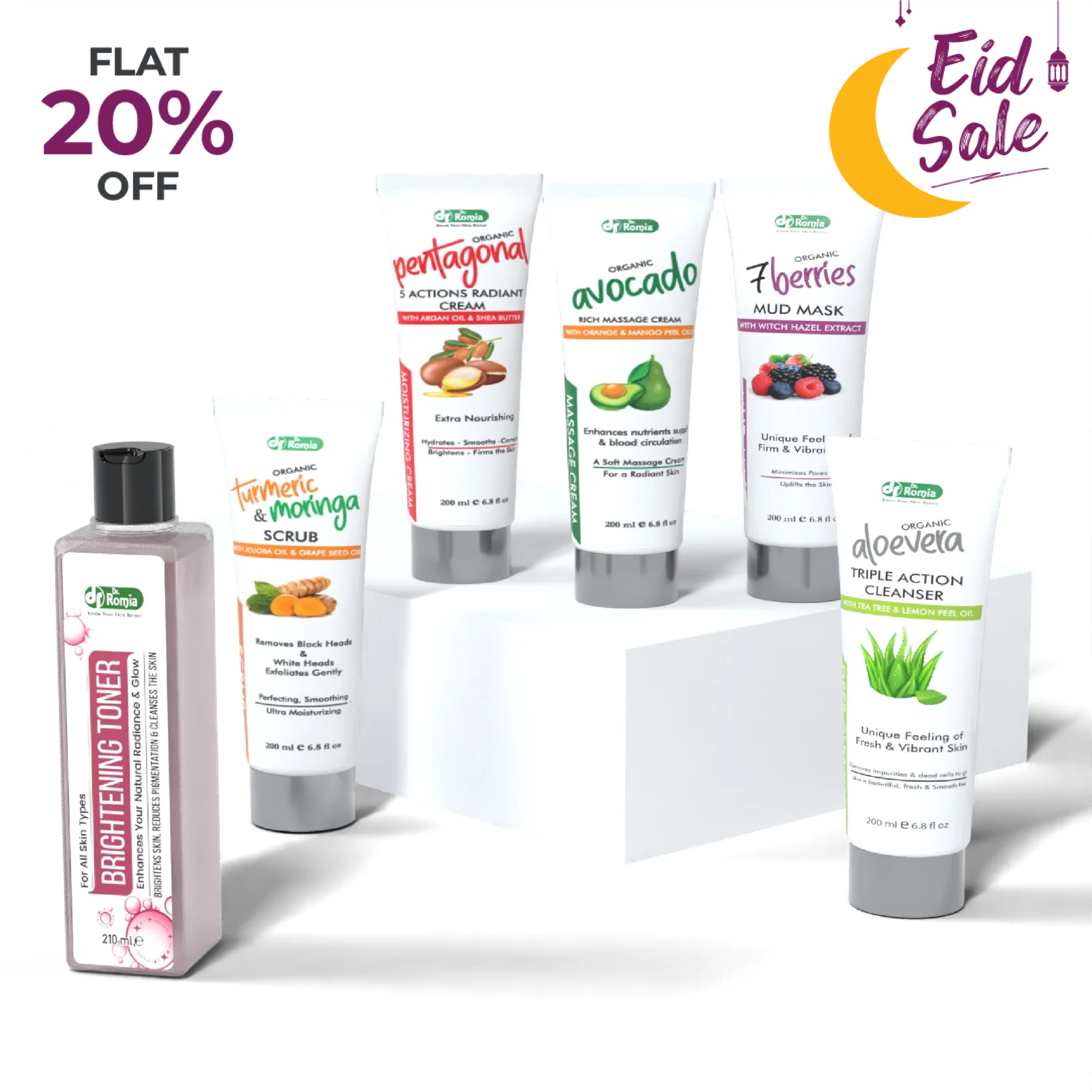 organic whitening facial kit