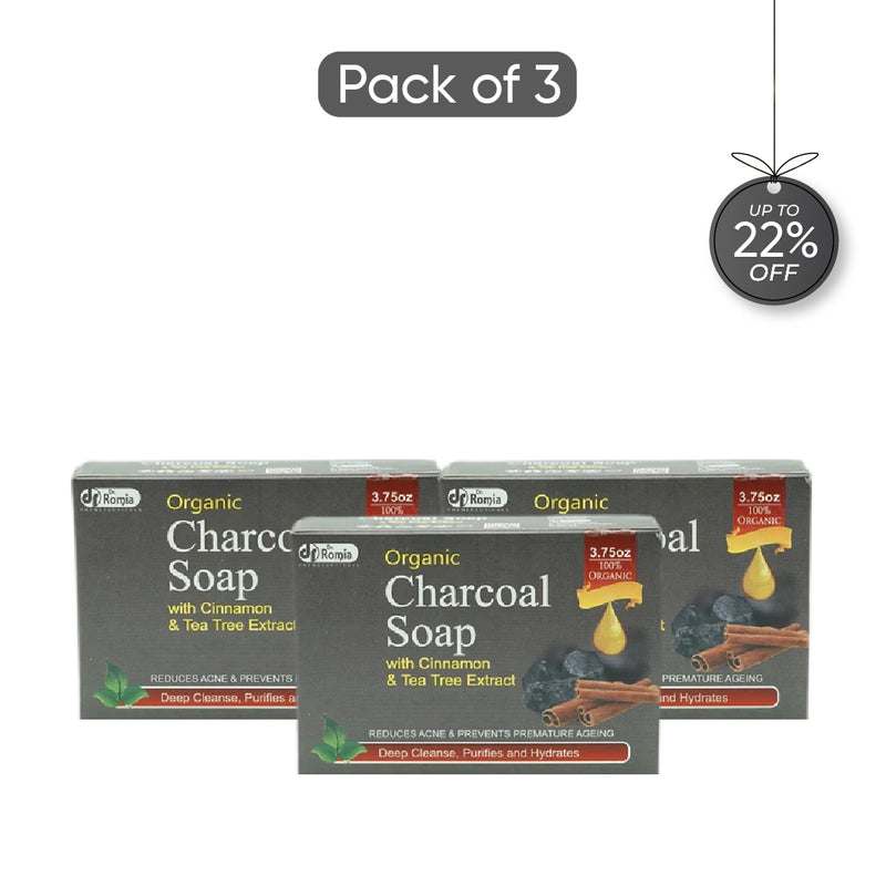 Organic Charcoal Soap 3 Packs