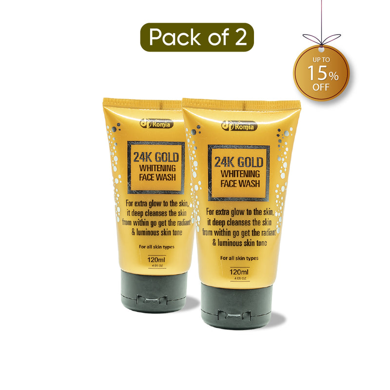 24K Gold Face Wash - 2 Pack