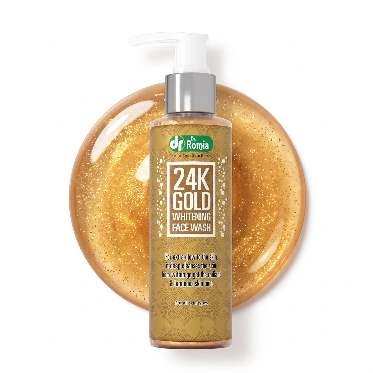 24K Gold Skin Lightening Face Wash