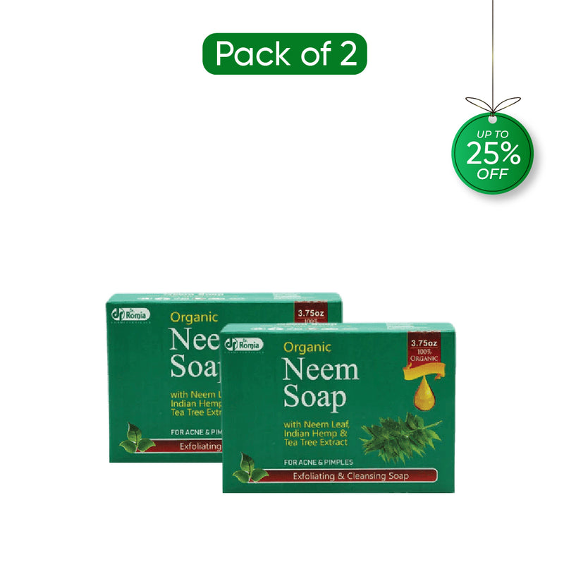 Organic Neem Soap - 2 Pack